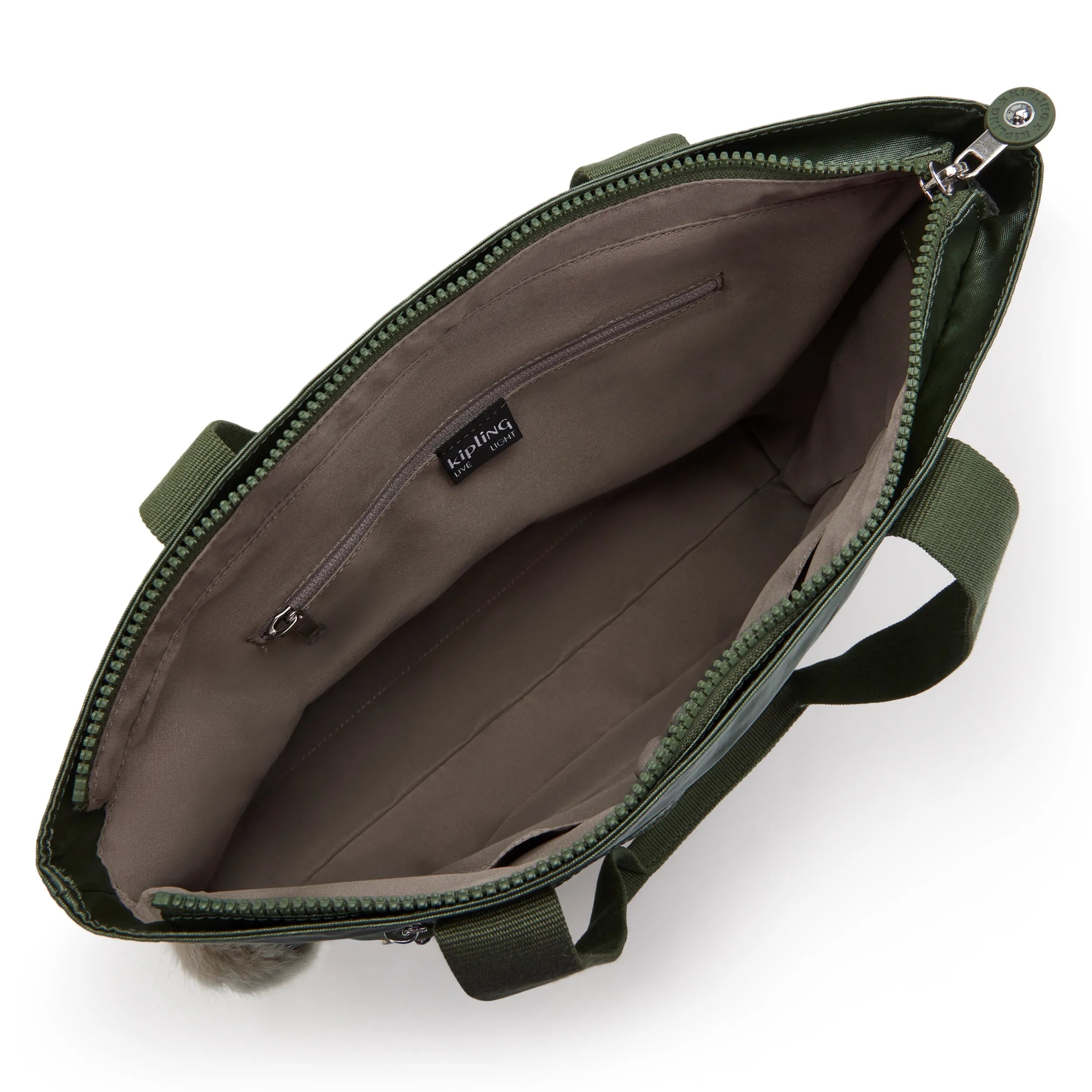 Kipling Anris in Connect Green Metallic — angle view 3
