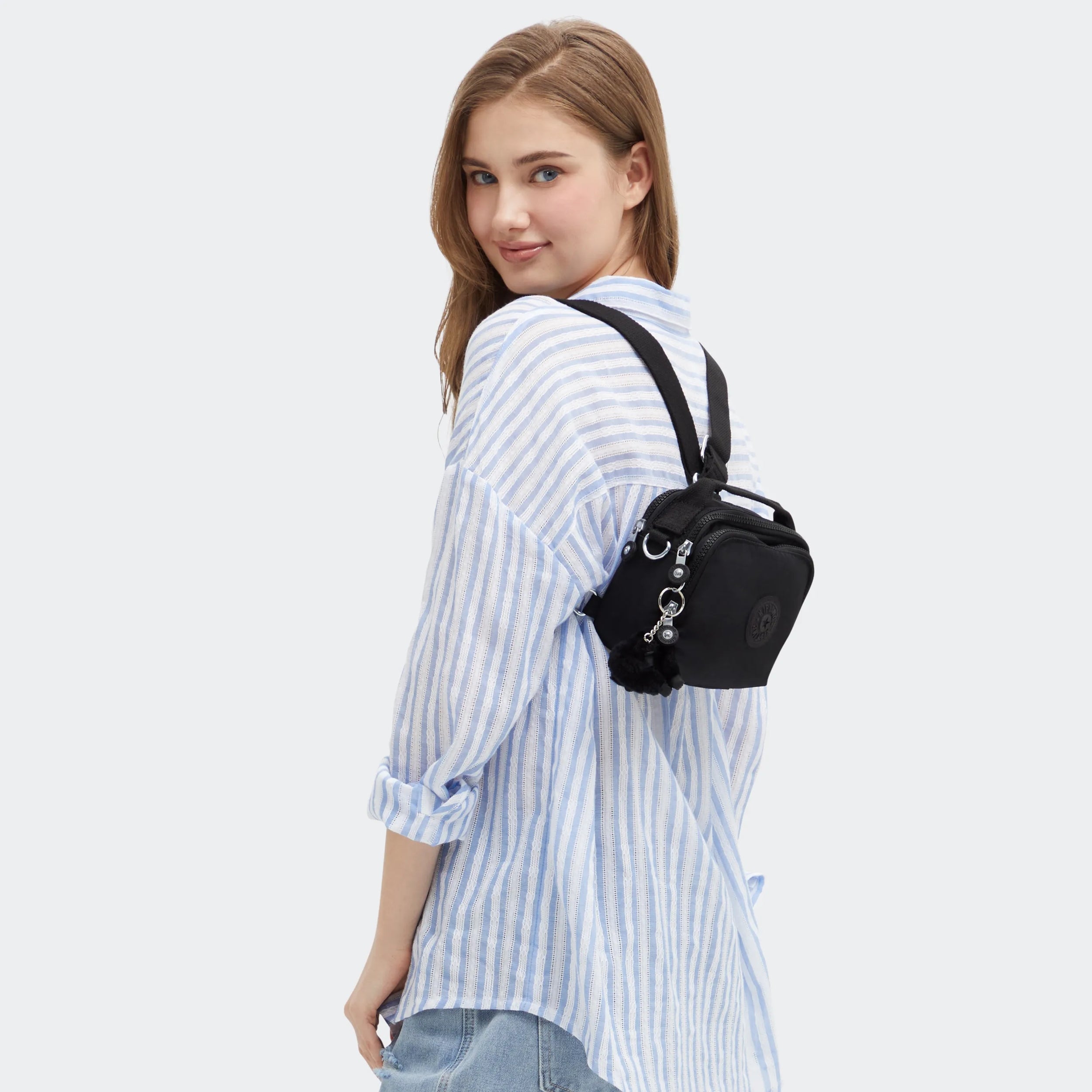 Kipling Cahir in Black Noir — back view