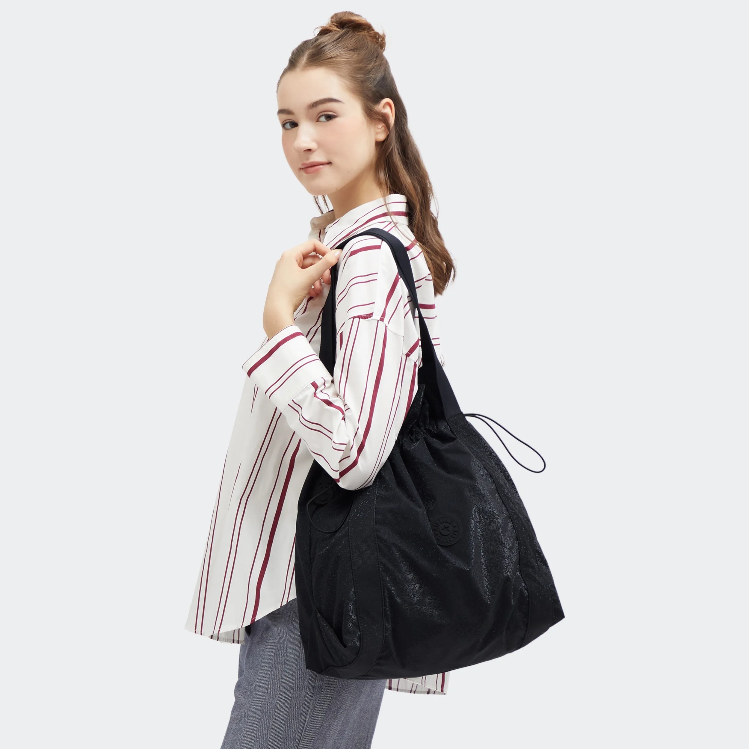 Kipling Elmar in Shiny Pixel — back view