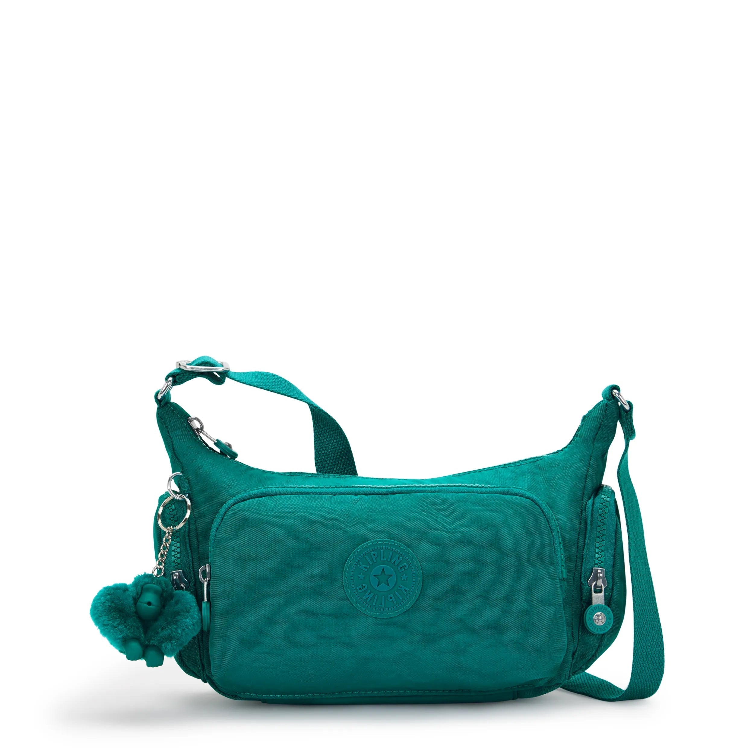 Kipling Gabbette S in Outspoken Green — front view