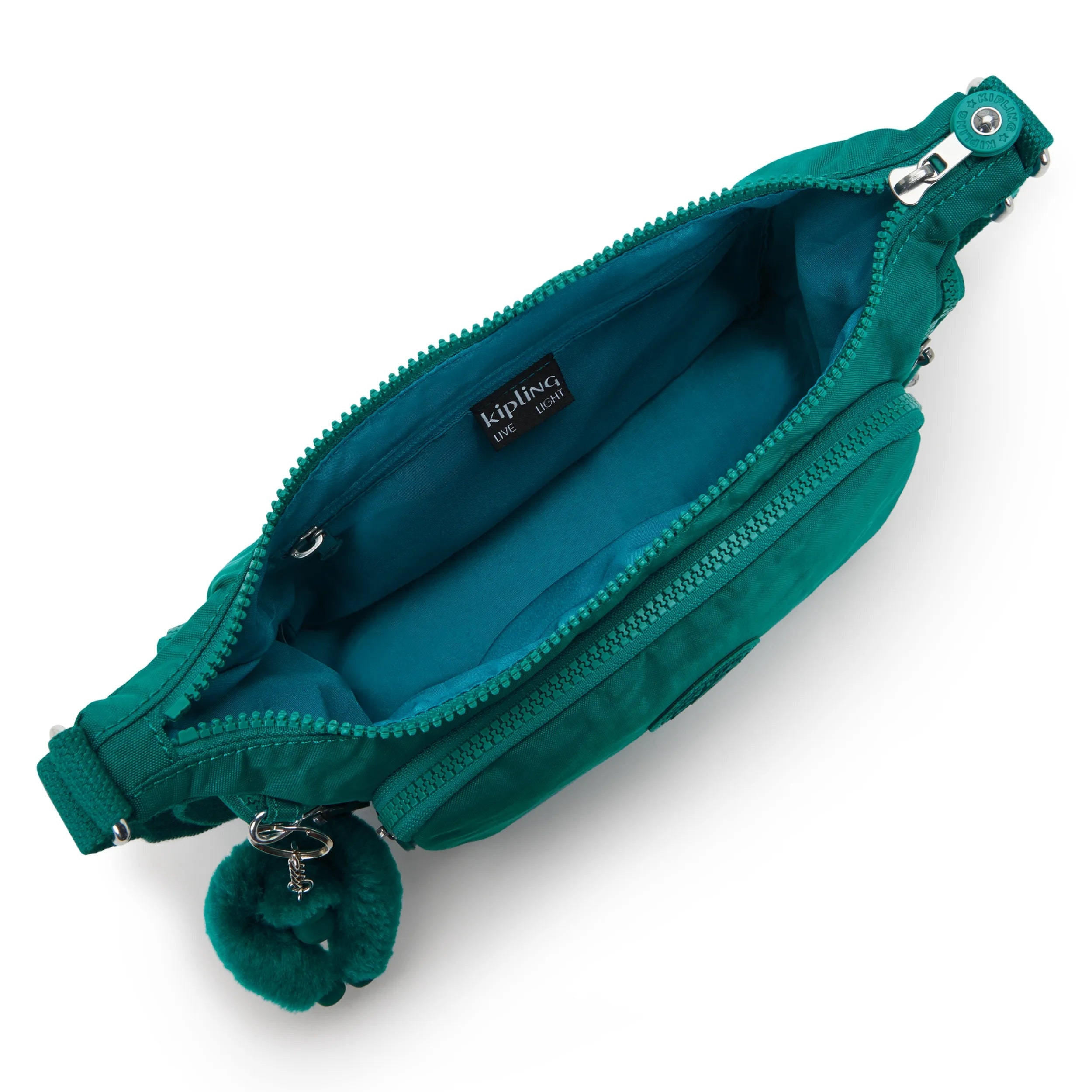 Kipling Gabbette S in Outspoken Green — angle view 3