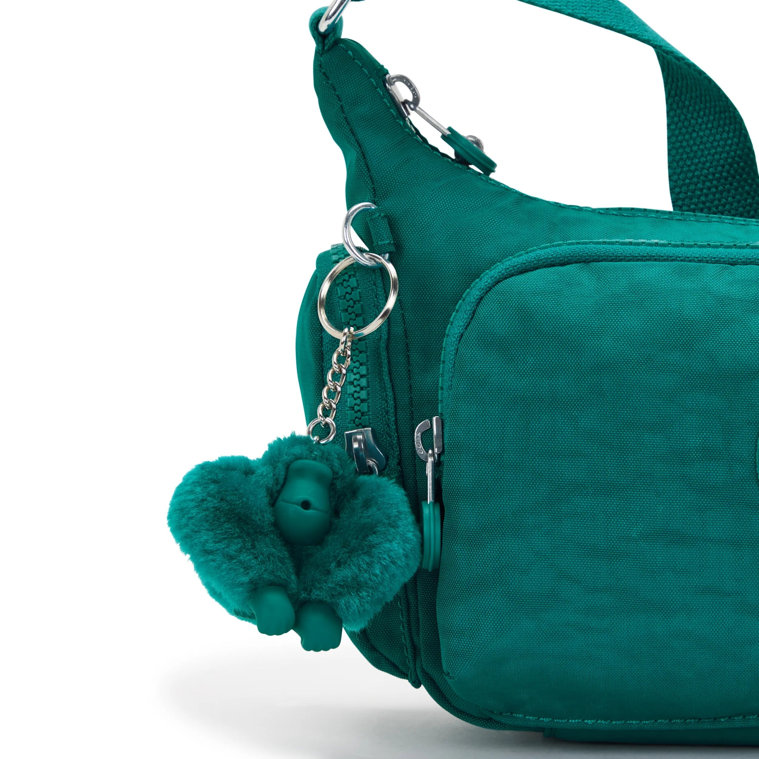 Kipling Gabbette S in Outspoken Green — detail view