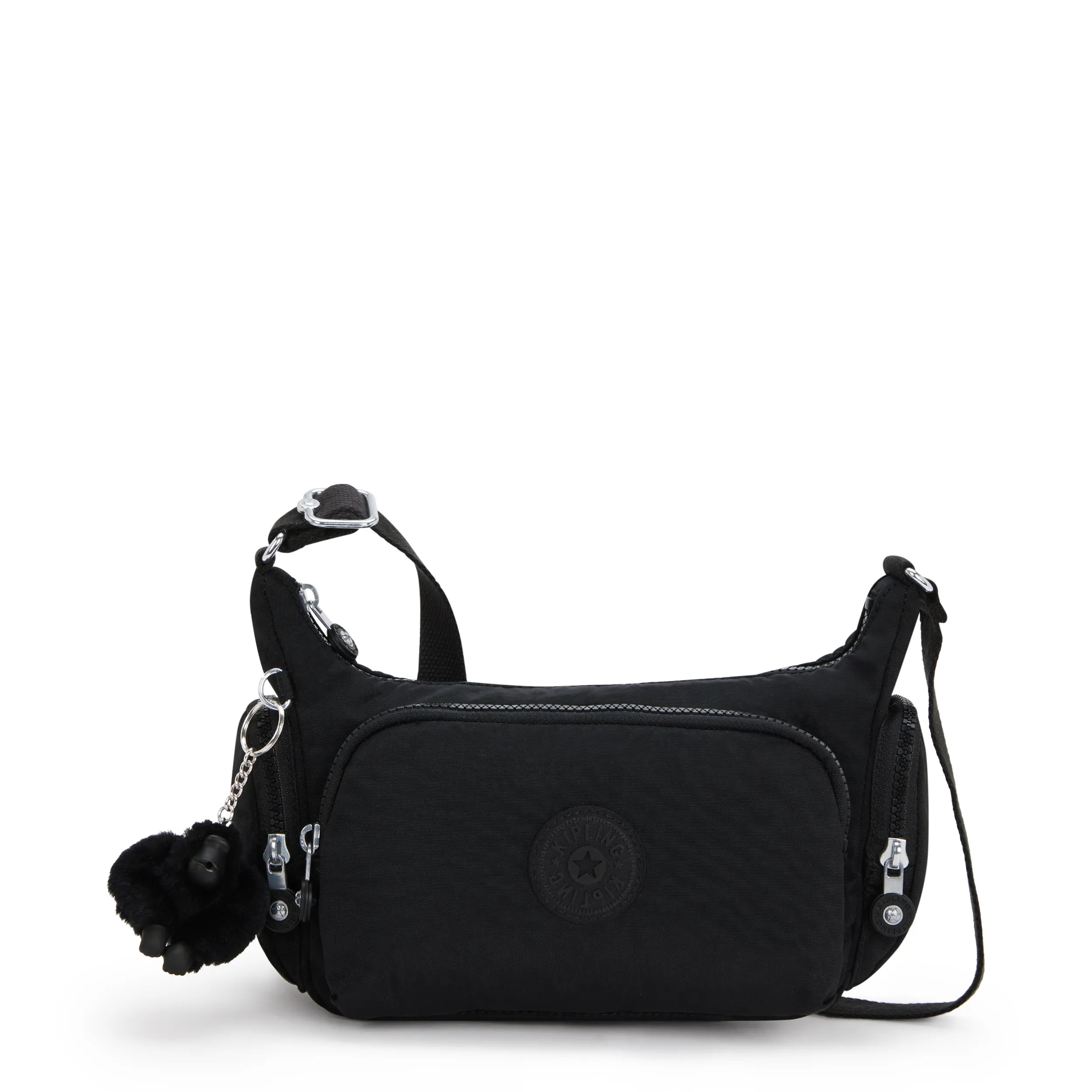 Kipling Gabbette S in Black Noir — front view