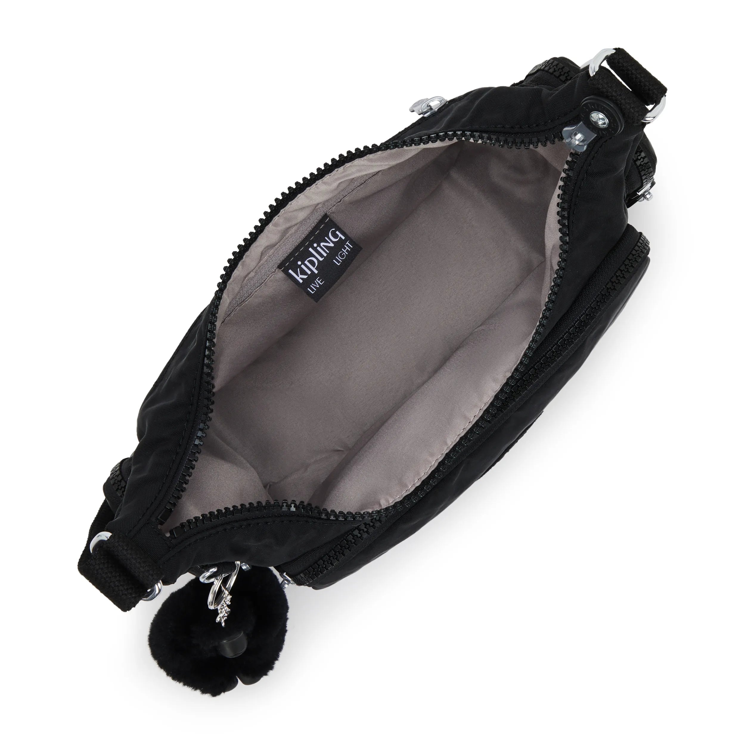 Kipling Gabbette S in Black Noir — angle view 2