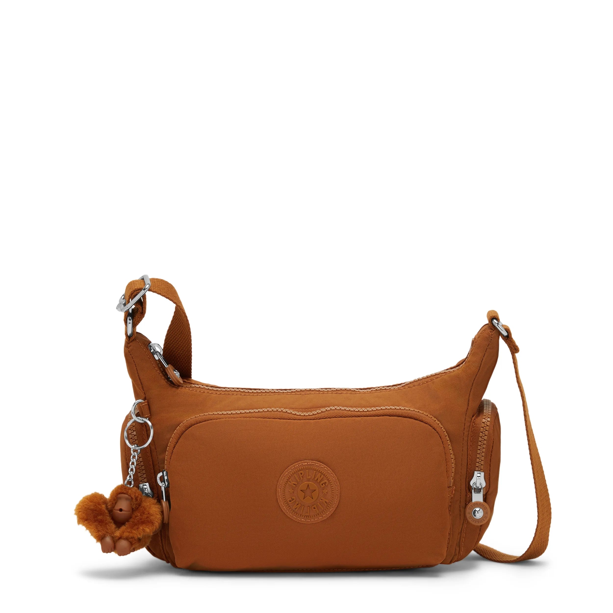 Kipling Gabbette S in Stylish Mokka — front view