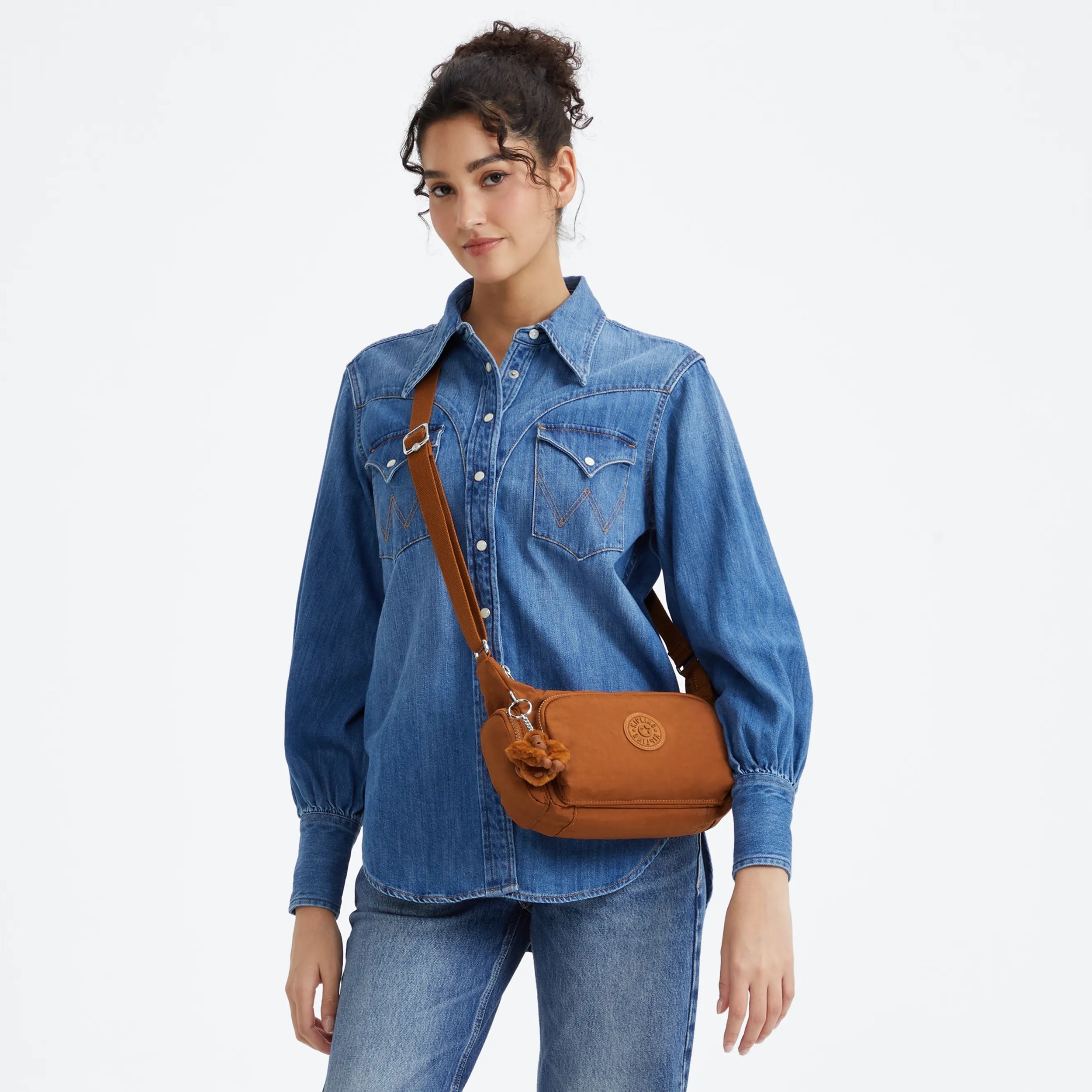 Kipling Gabbette S in Stylish Mokka — back view