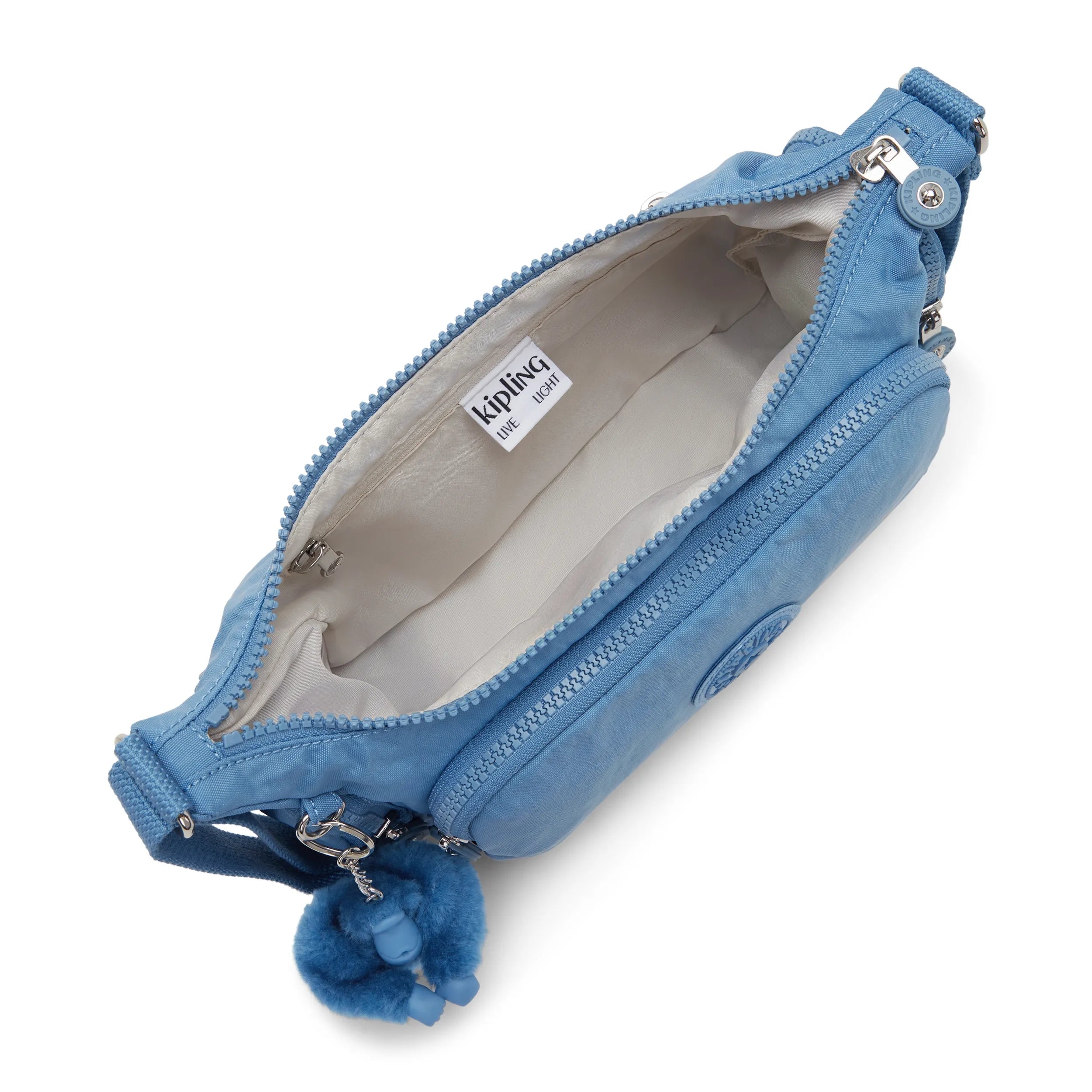 Kipling Gabbette S in Vintage Blue — angle view 2