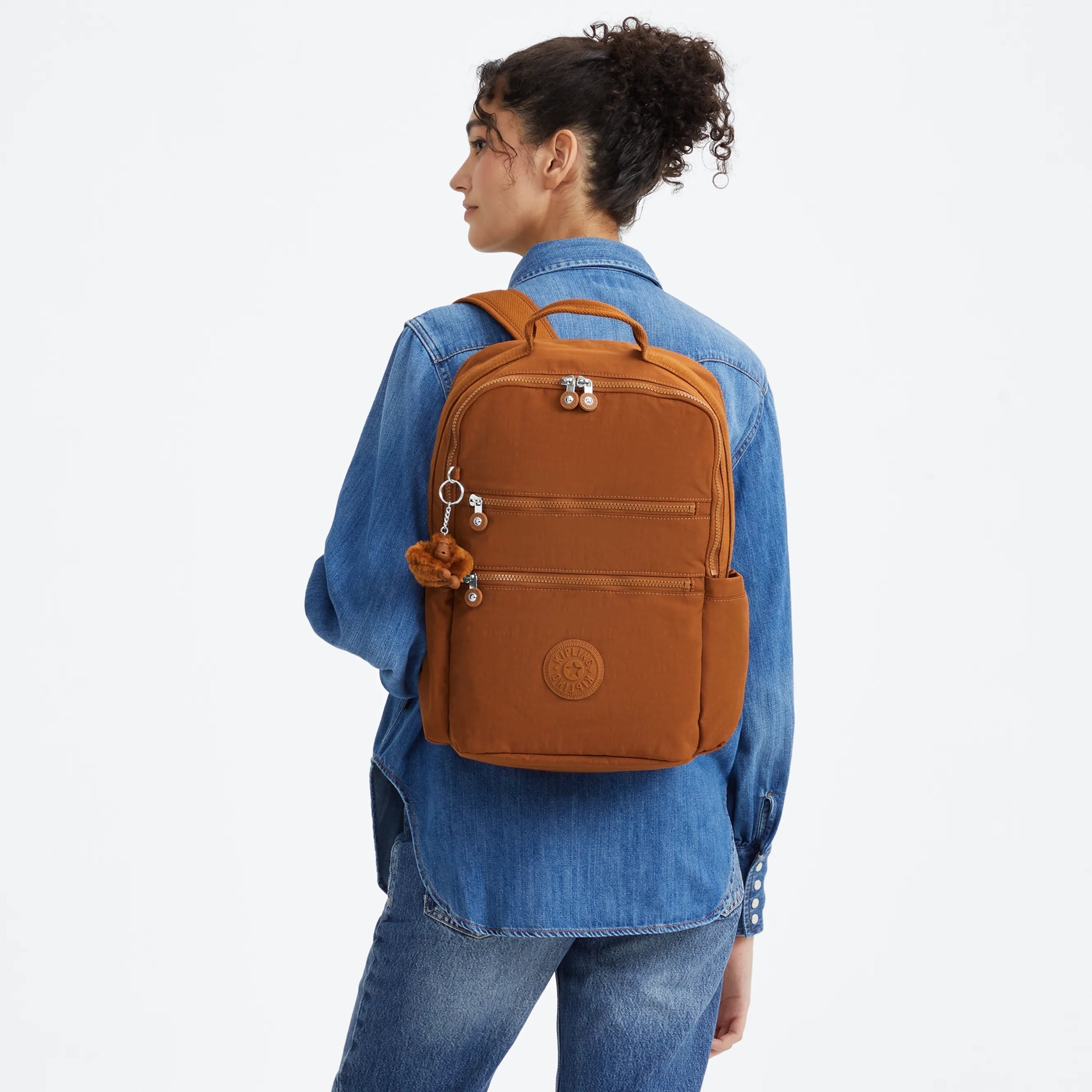 Kipling Biana in Stylish Mokka — back view