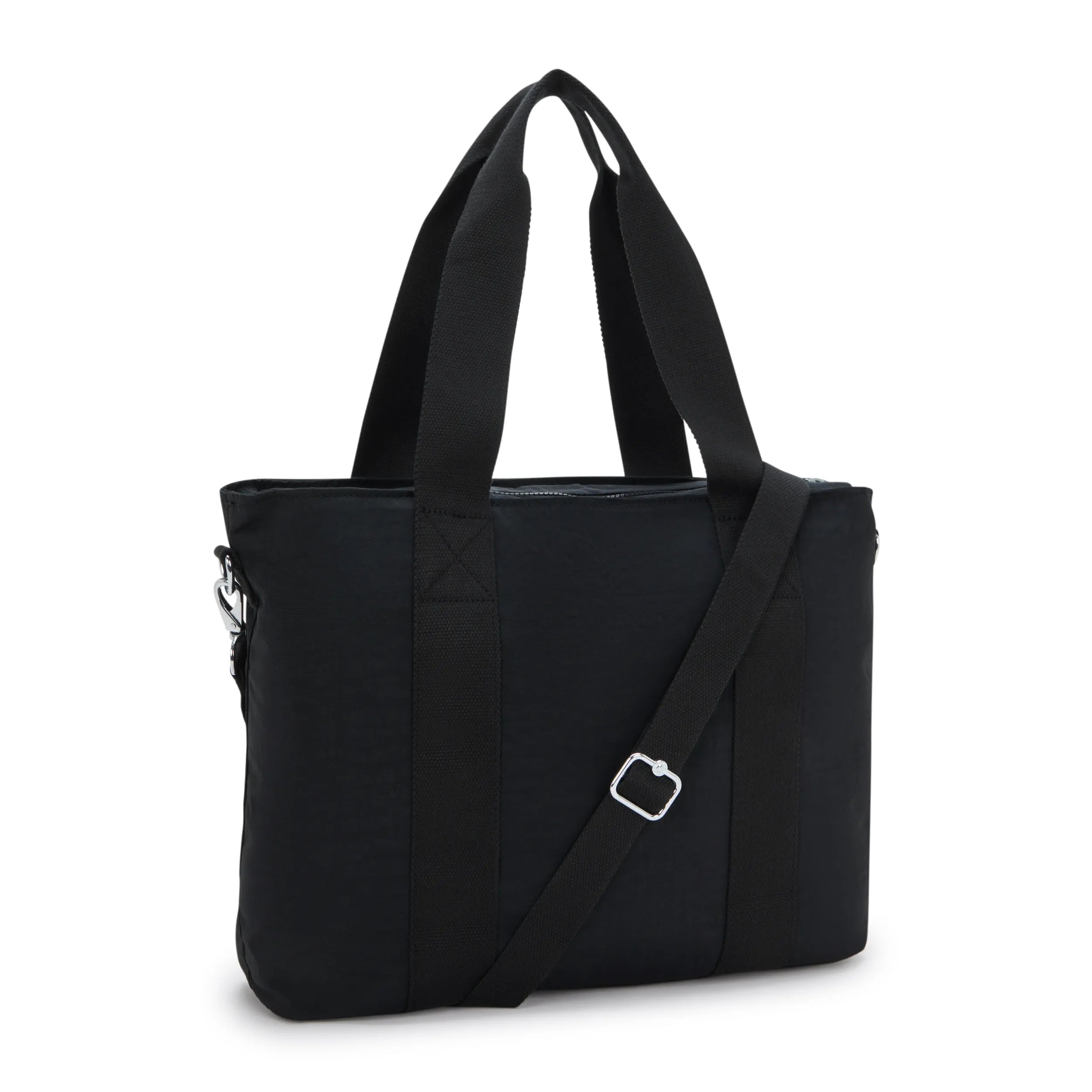 Kipling Minta L UP in Black Noir — back view