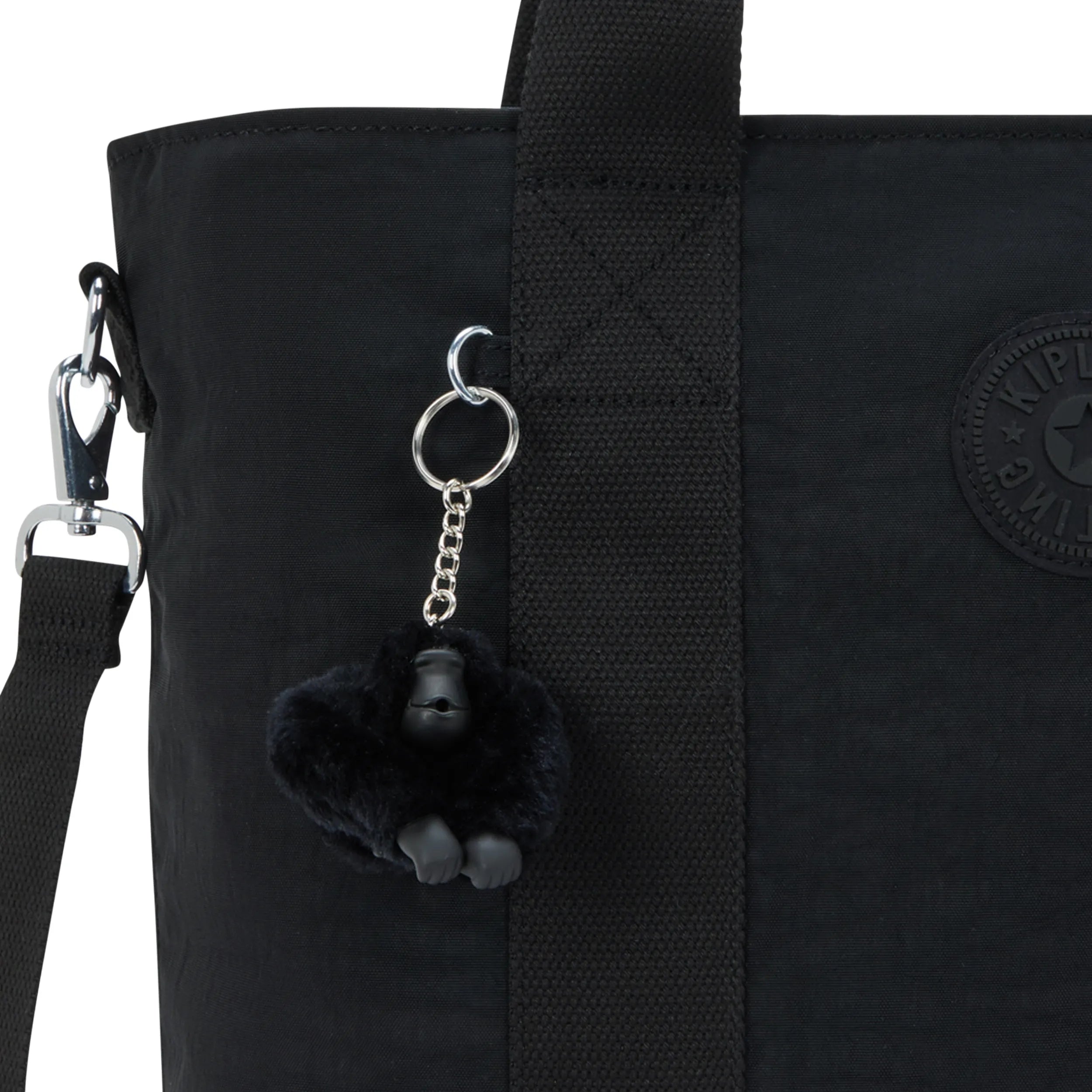 Kipling Minta L UP in Black Noir — interior view