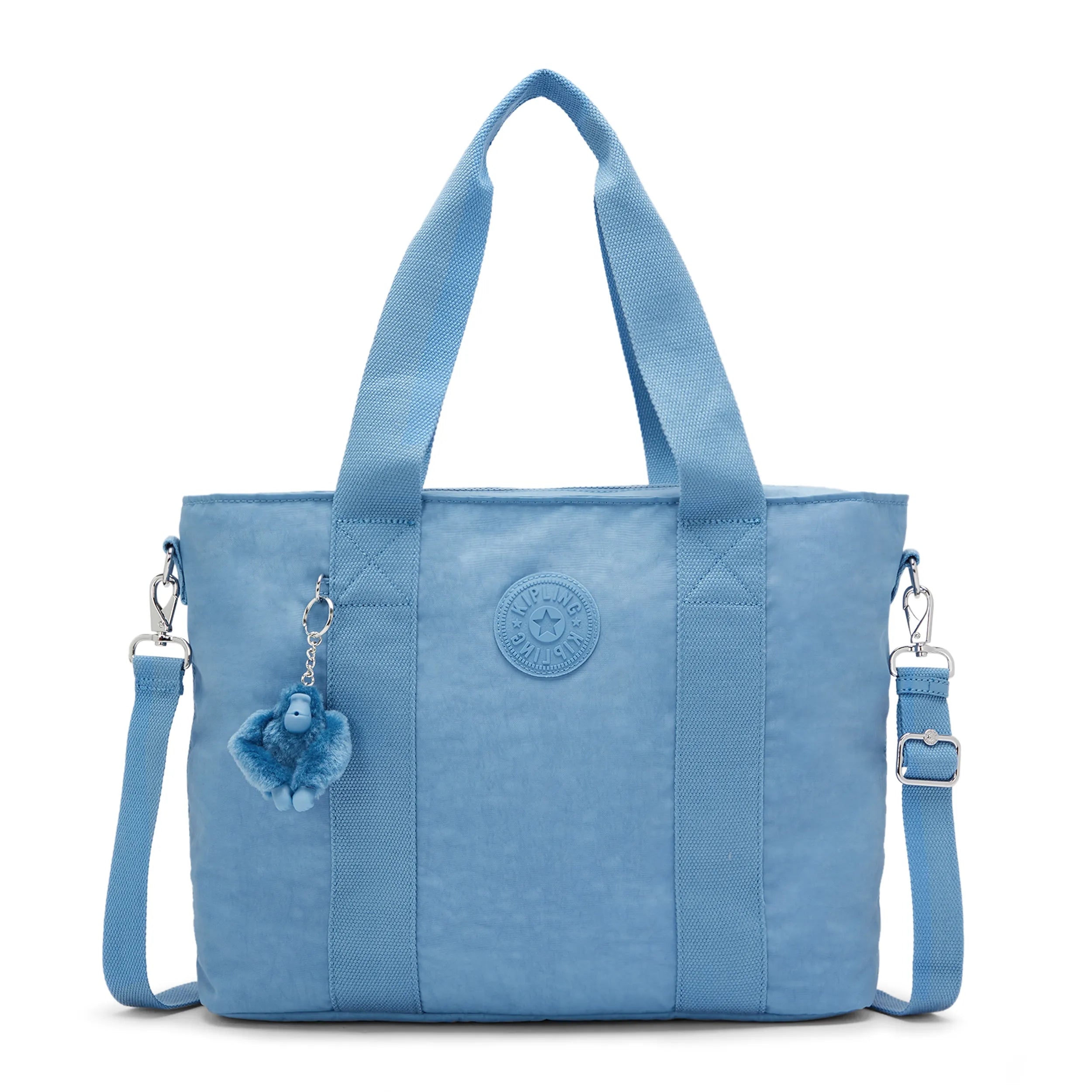Kipling Minta L UP in Vintage Blue — front view