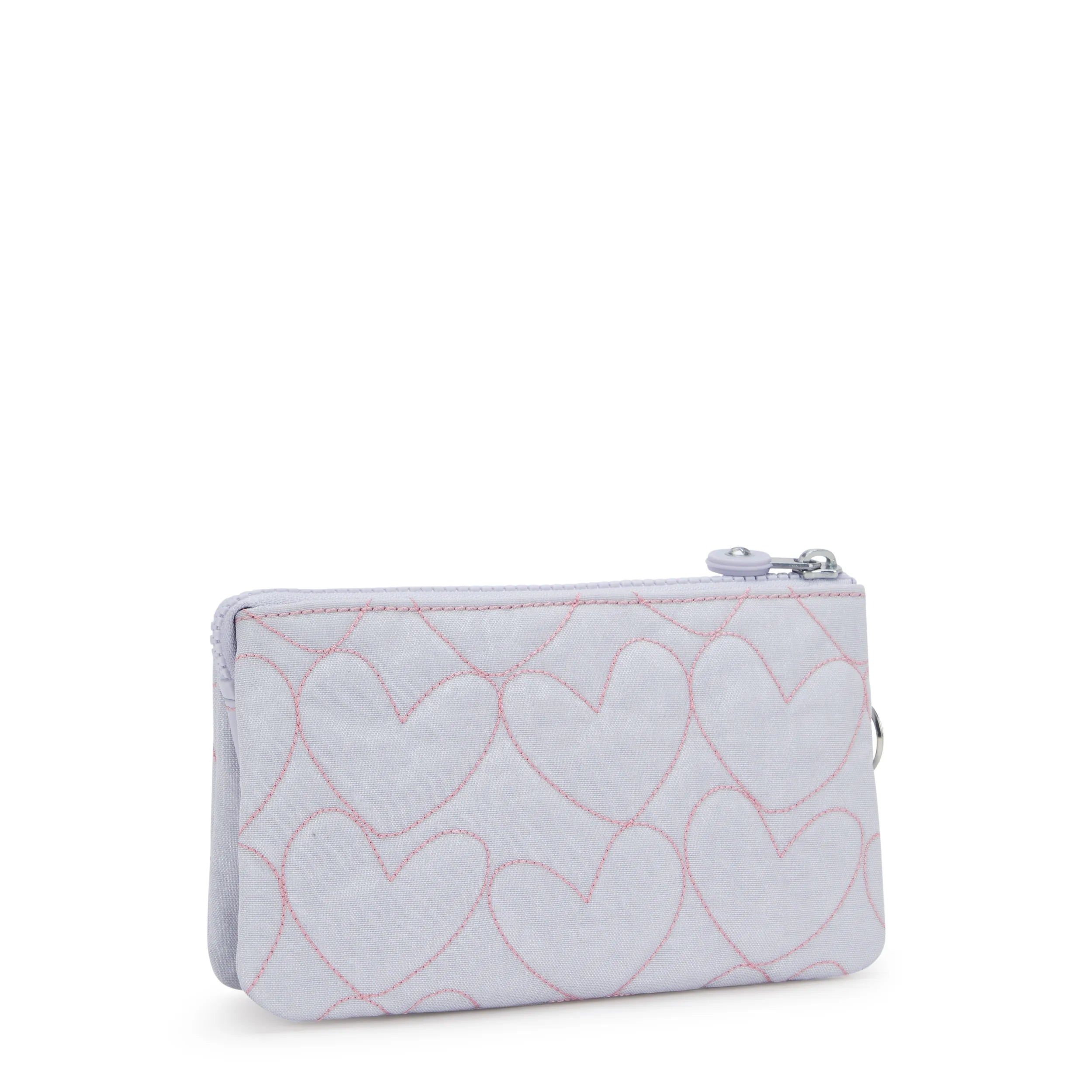 Kipling Creativity L in Hearts Shimmer — back view
