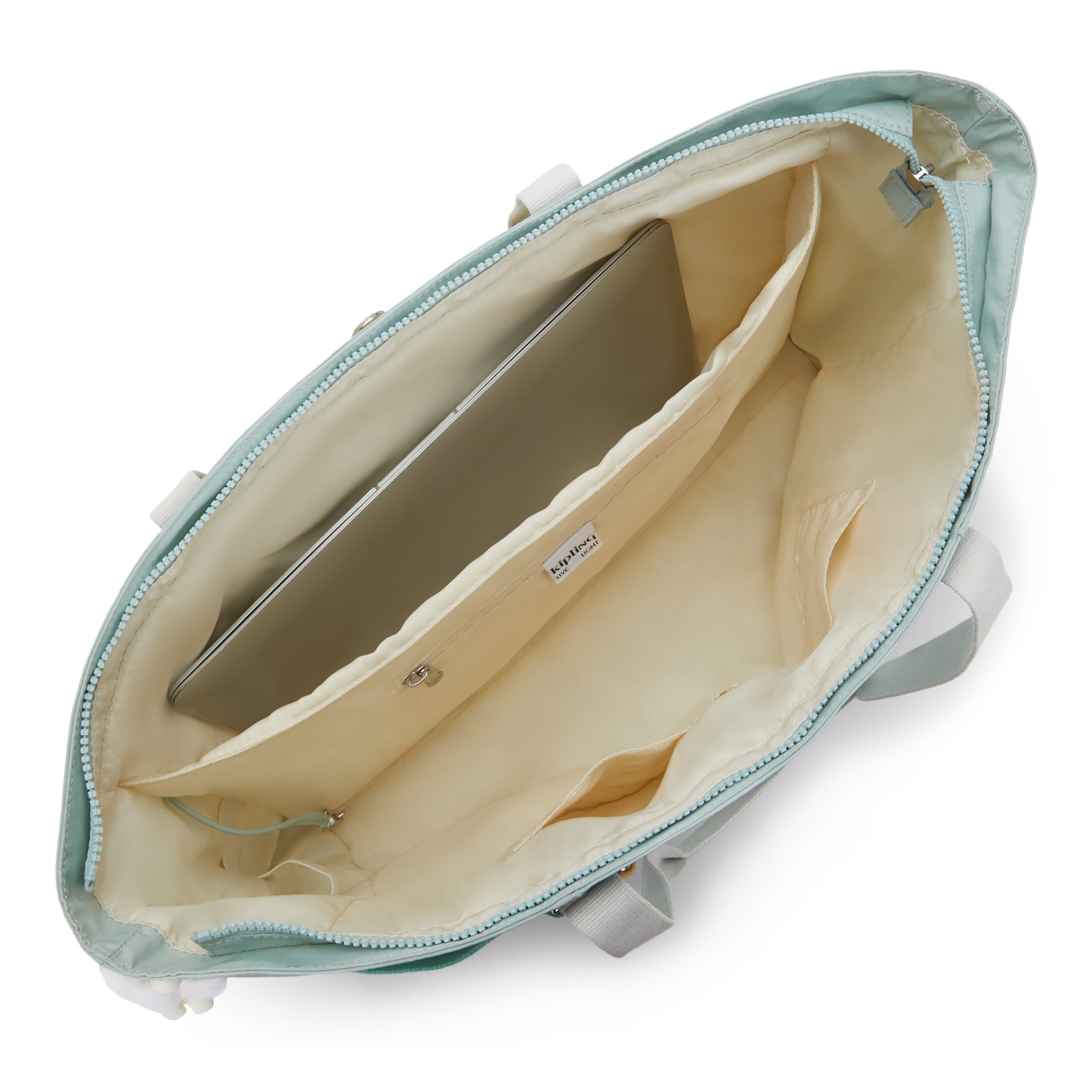 Kipling Kelsie in Breezy Blue M — angle view 3