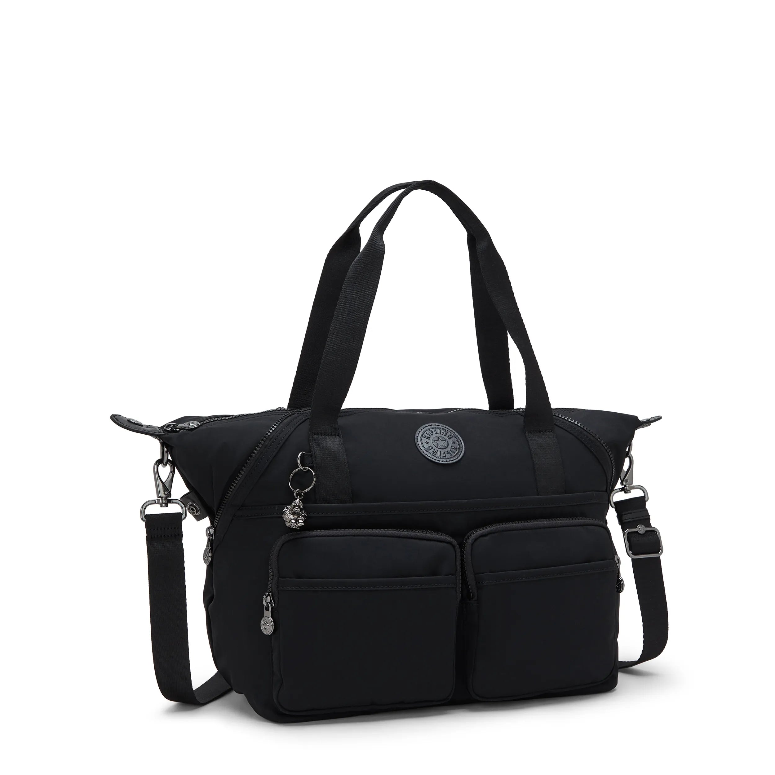 Kipling New Art Duo Pocket in Infinite Black — interior view