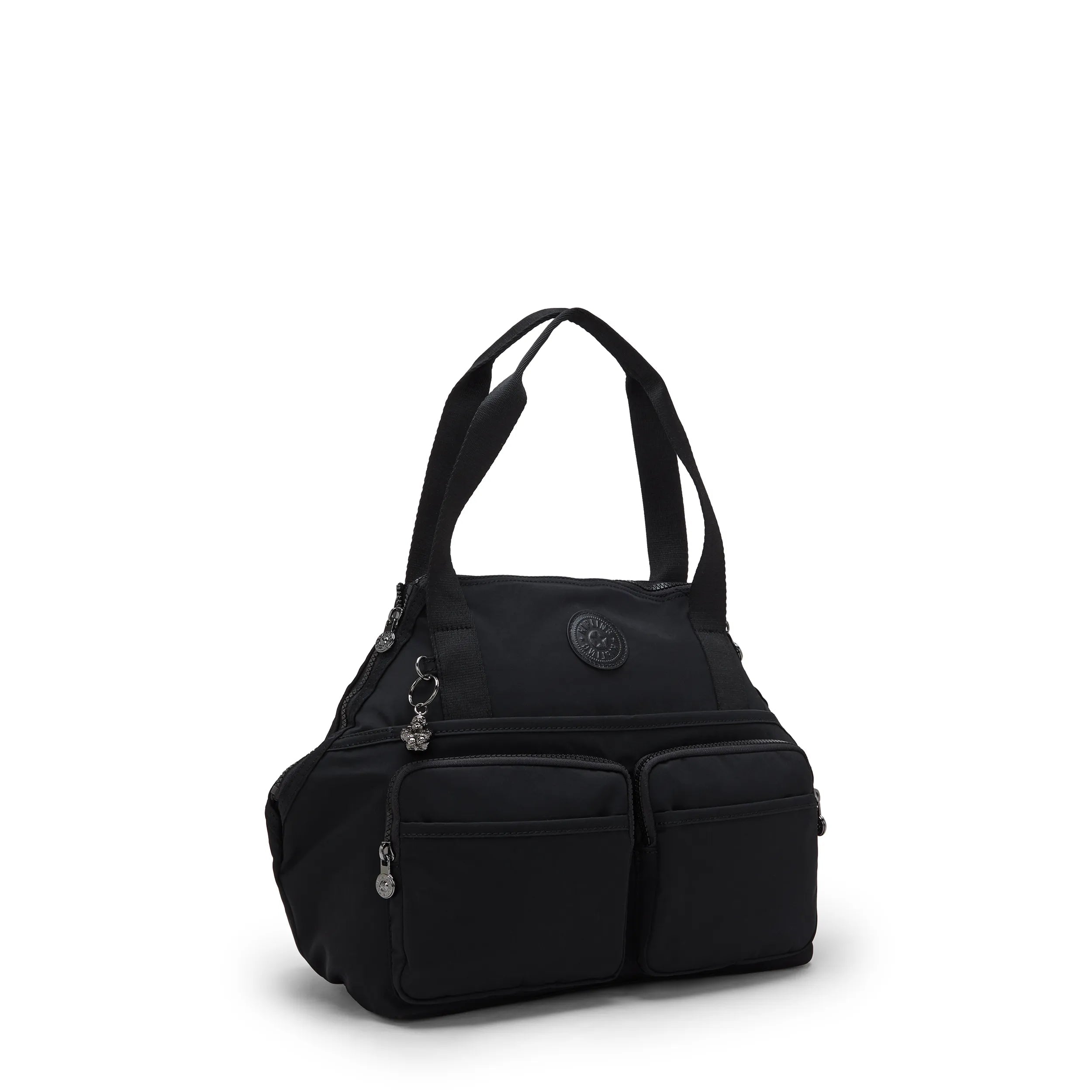 Kipling New Art Duo Pocket in Infinite Black — detail view