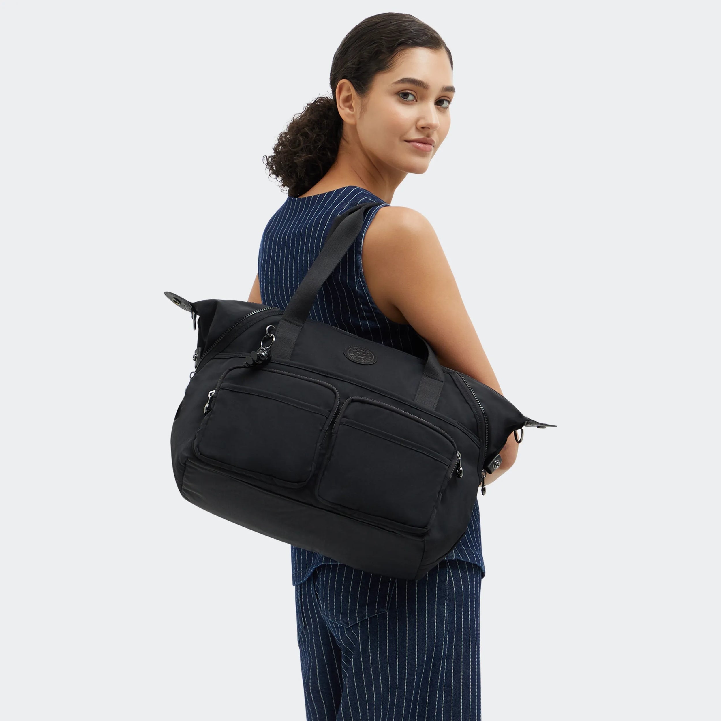 Kipling New Art Duo Pocket in Infinite Black — back view