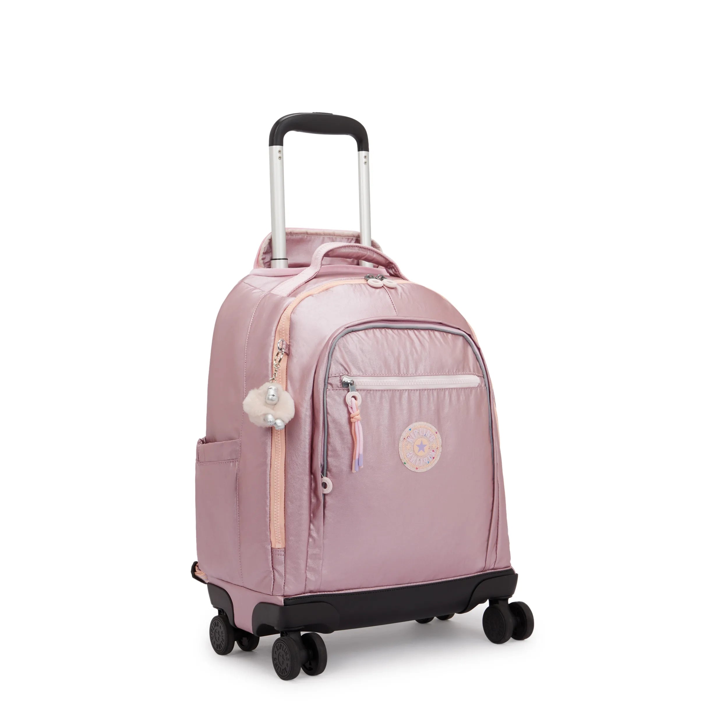 Kipling New Zea in Bronze Pink Metallic C — angle view 3