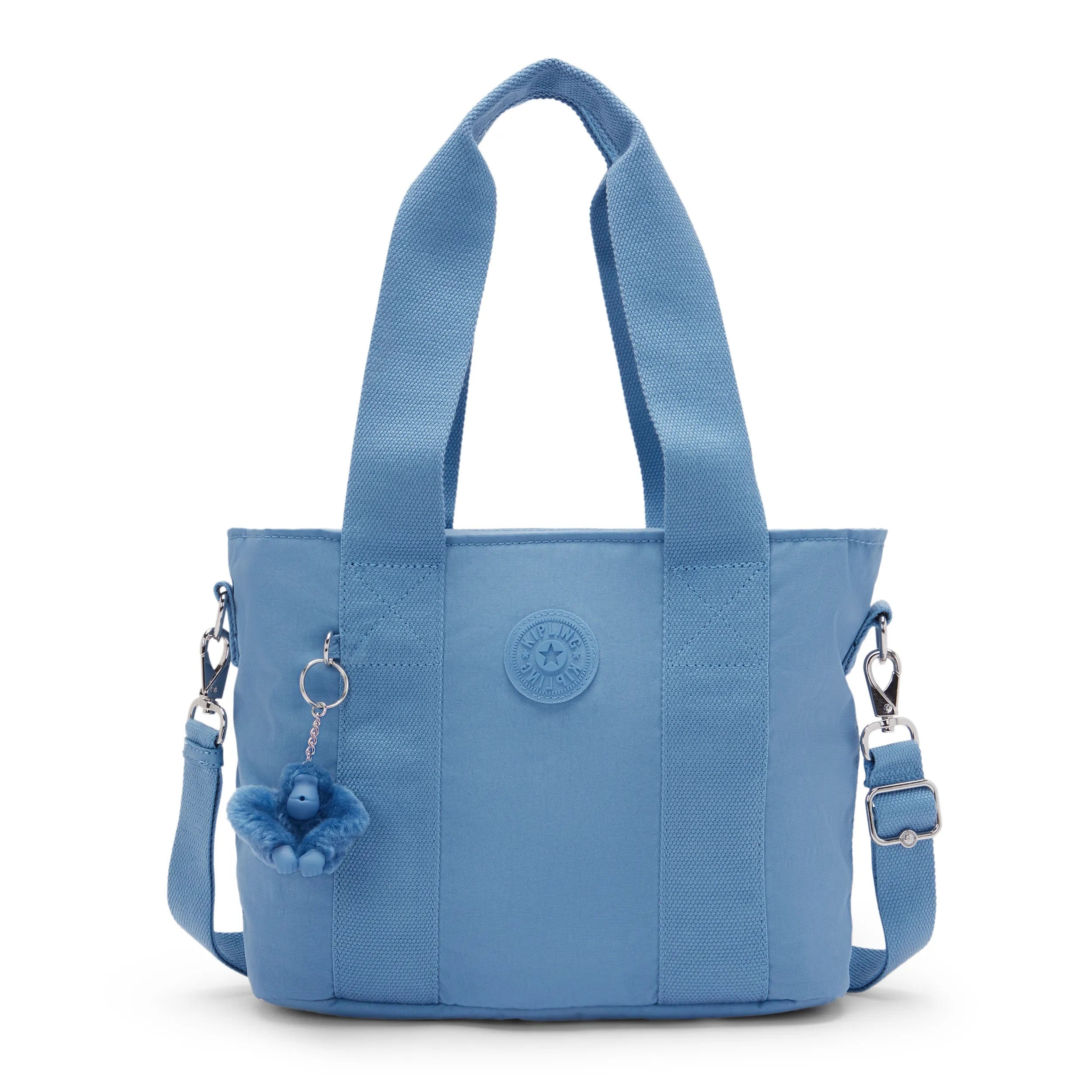 Kipling Minta M UP in Vintage Blue — front view