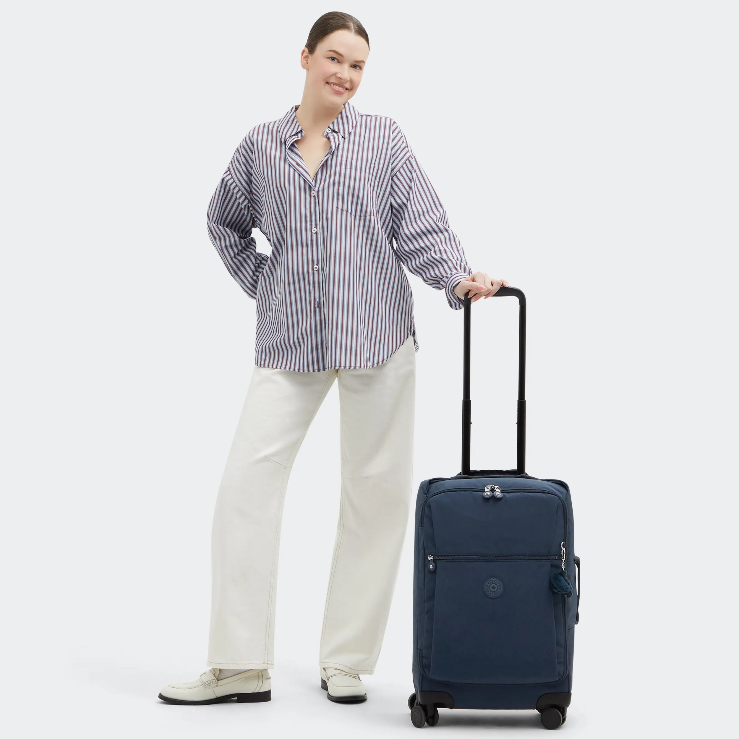 Kipling Darcey UP S in Blue Bleu 2 — back view