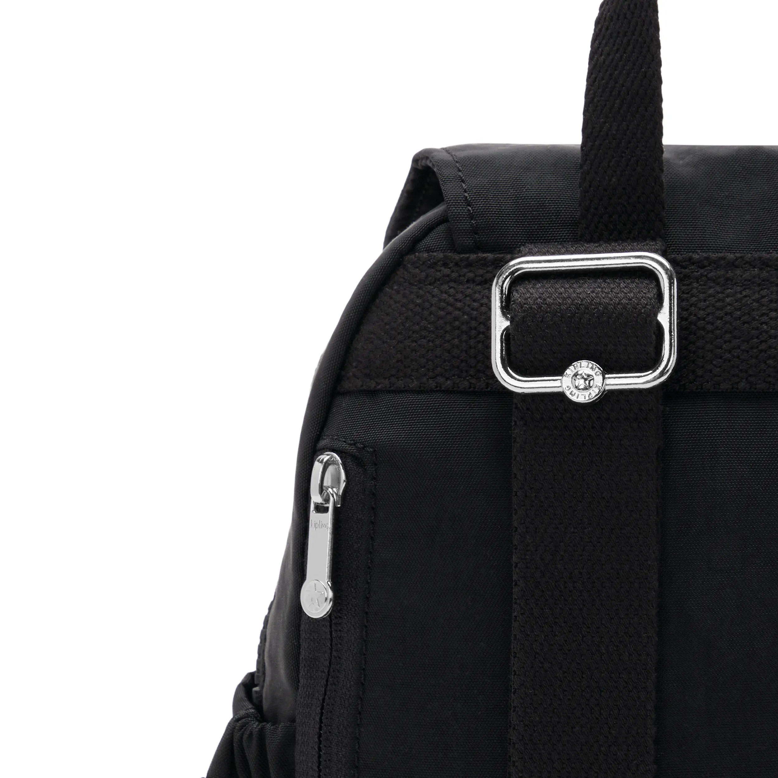 Kipling City Pocket Mini in Black Noir — detail view
