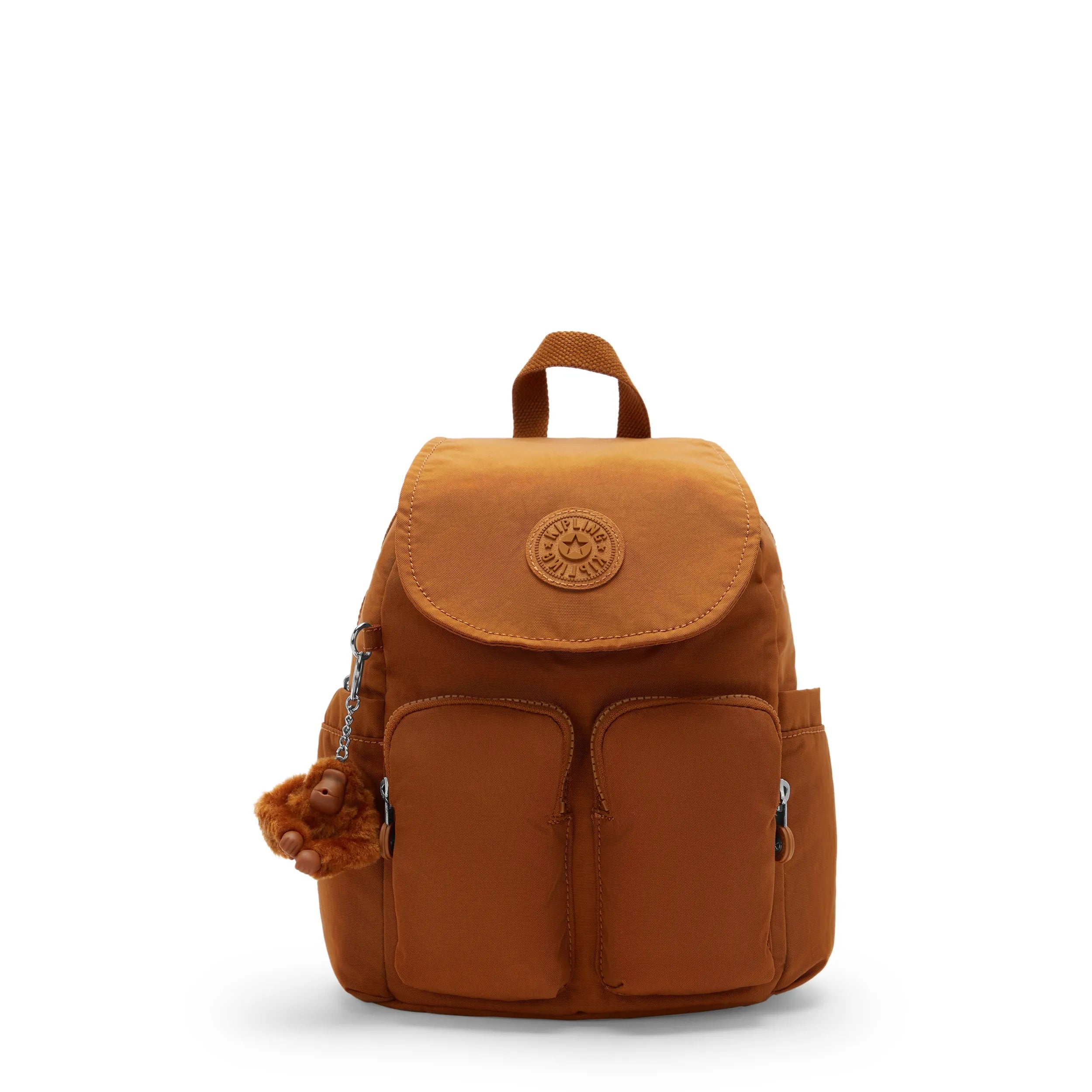 Kipling City Pocket Mini in Stylish Mokka — front view