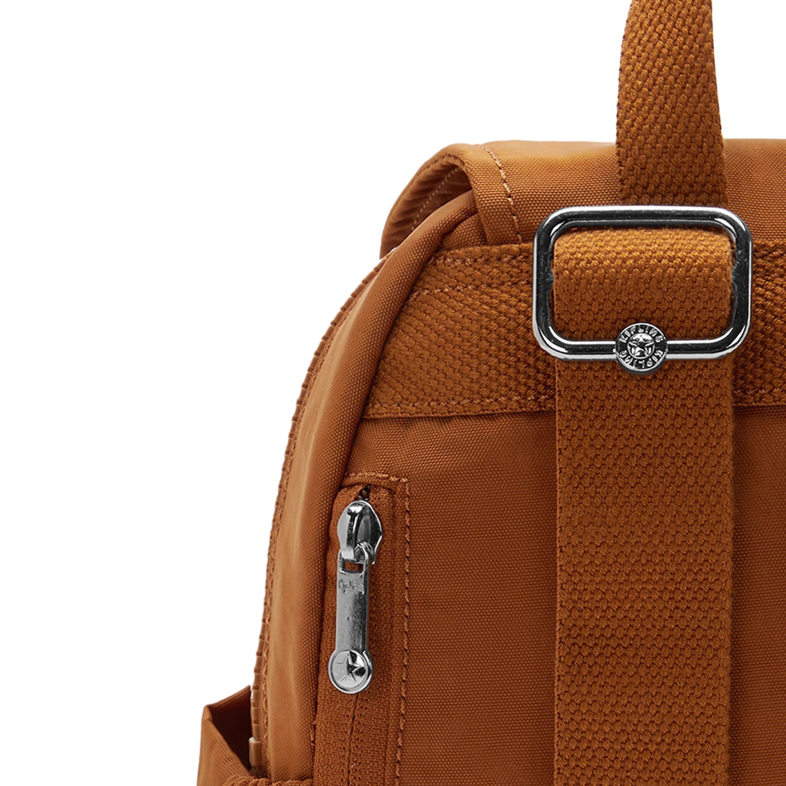 Kipling City Pocket Mini in Stylish Mokka — detail view