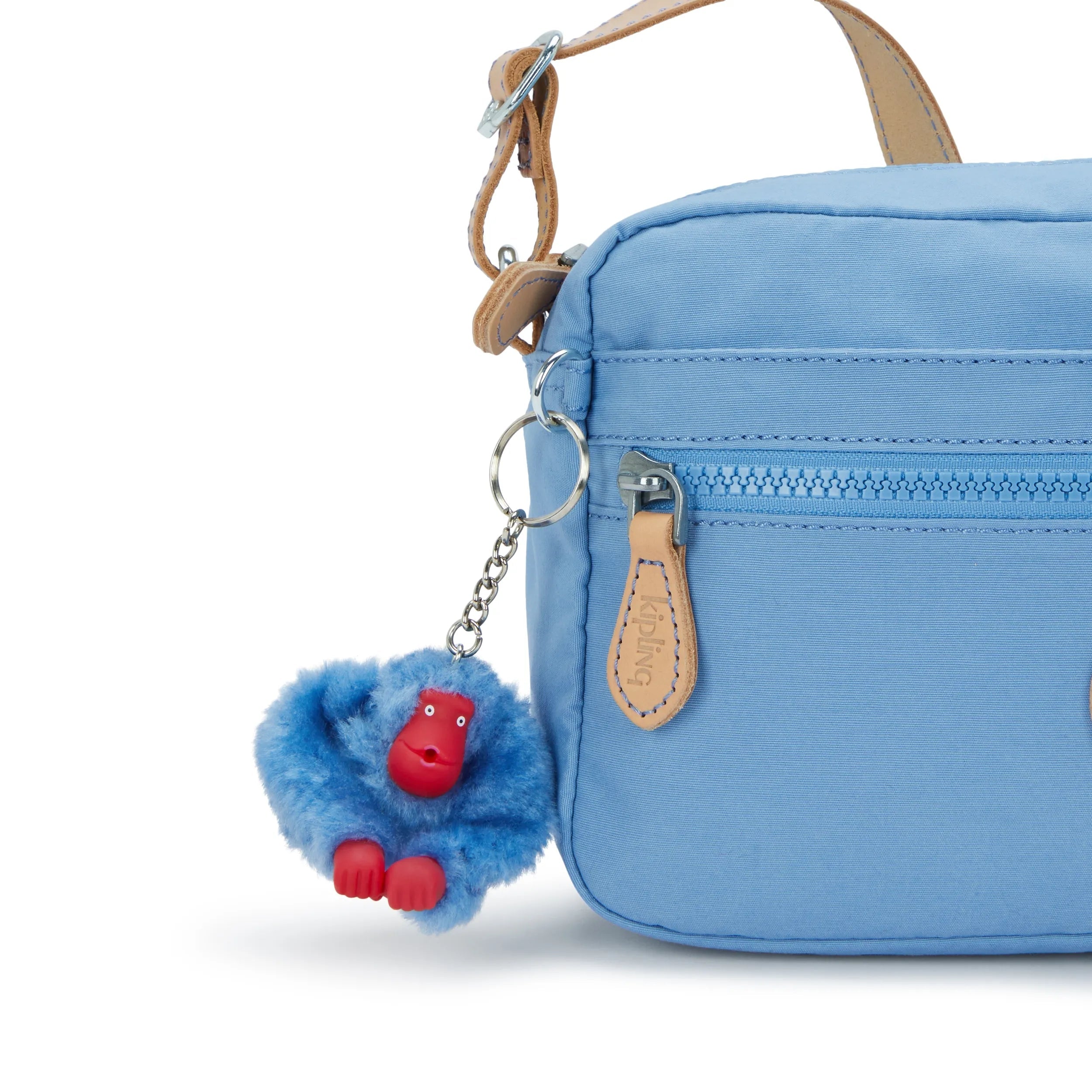 Kipling Ozita in Cotton Air Blue — detail view