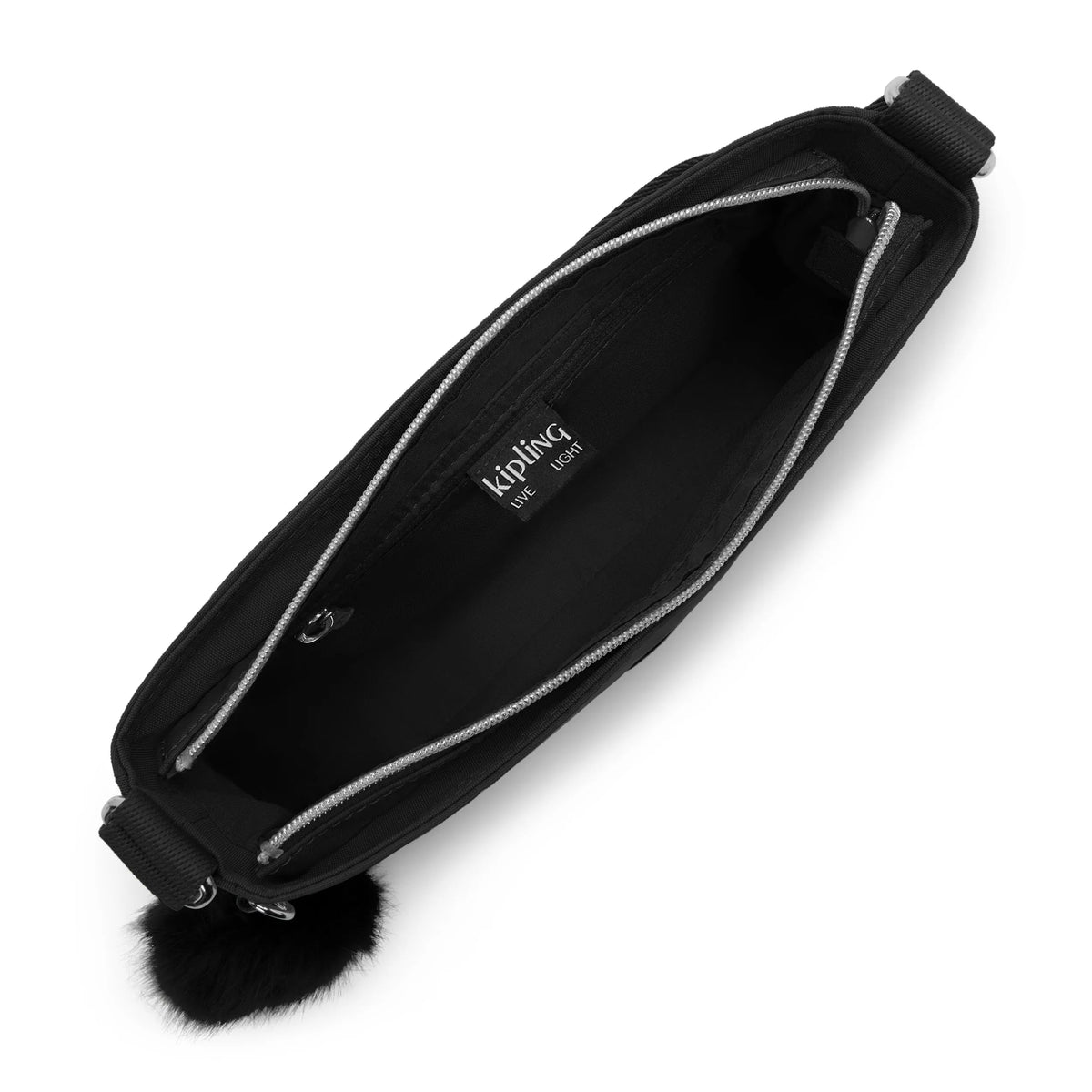 Kipling Jamari Shoulder Bag in Black — angle view 3