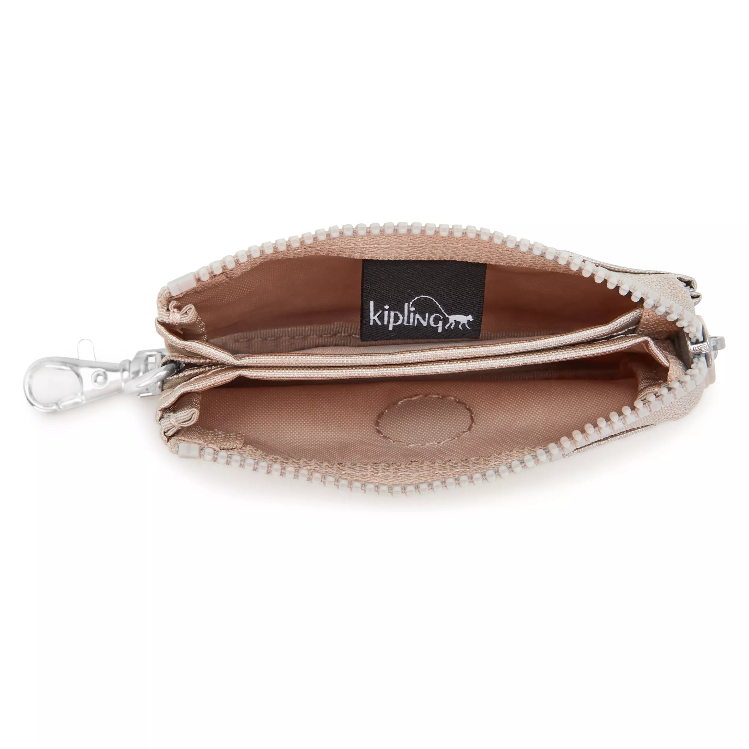 Kipling Minicrtvty in Quartz Metallic — angle view 2