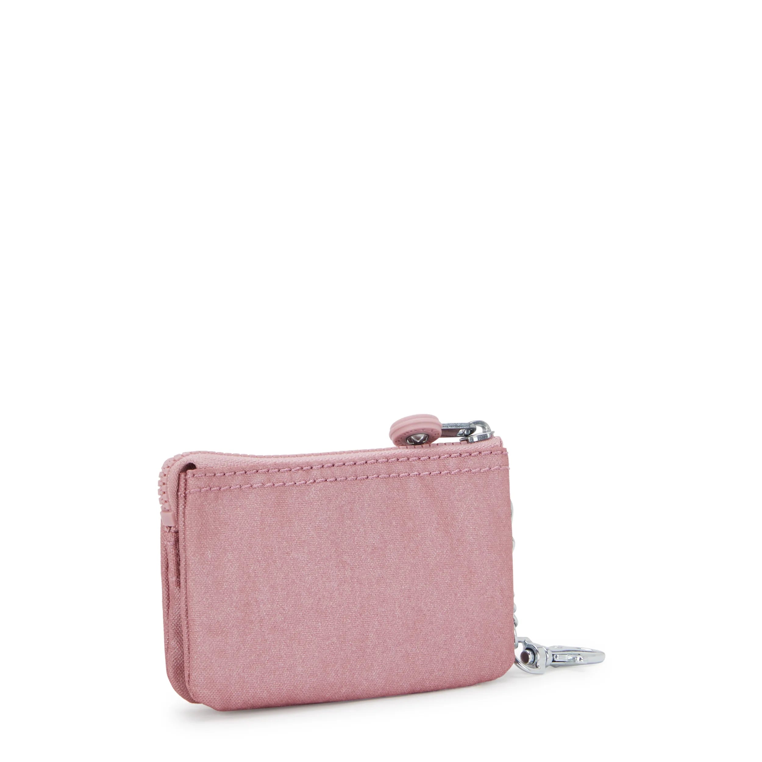 Kipling Minicrtvty in Berry Glow Metallic — back view