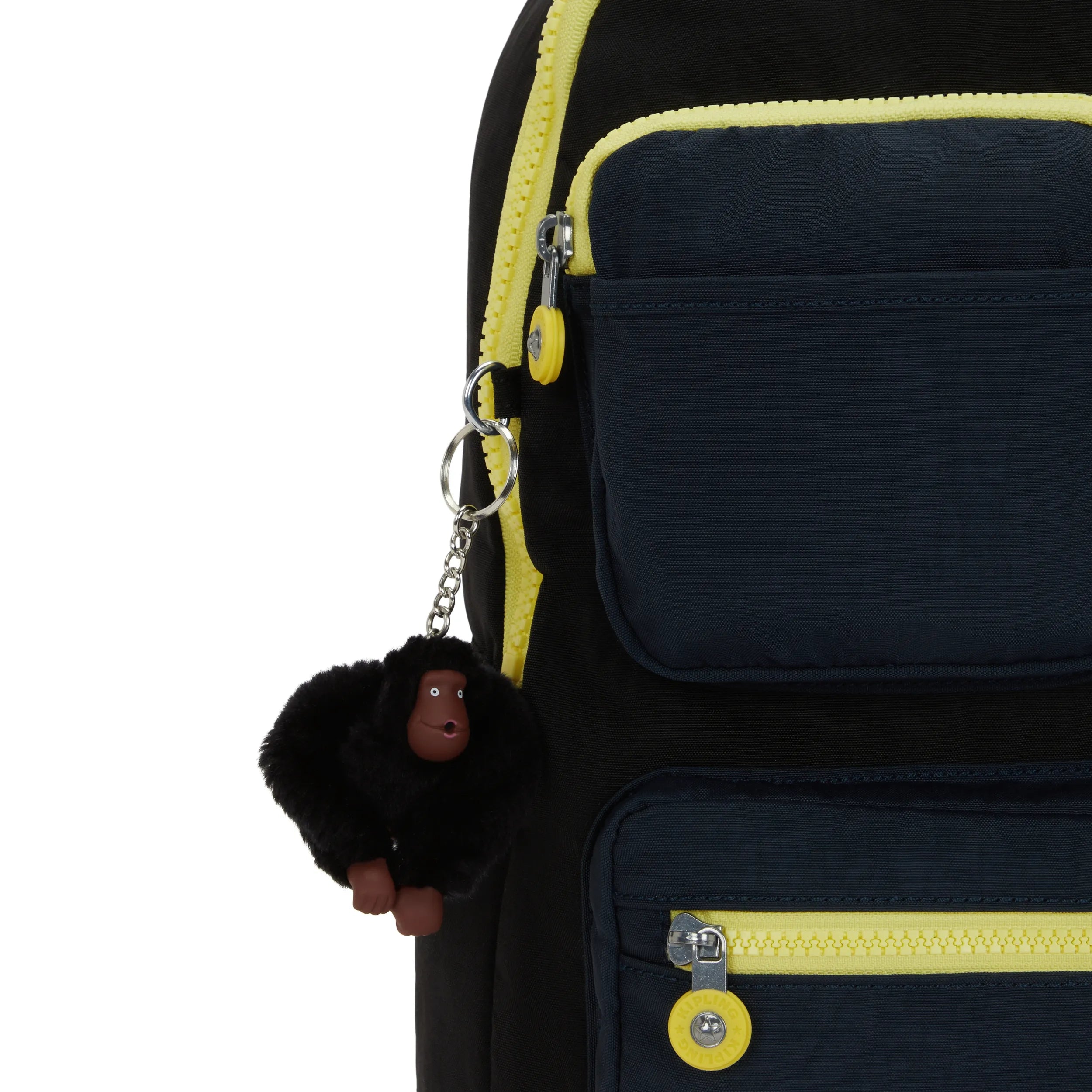 Kipling Seoul Lap Pocket in Black Pocket Print — interior view
