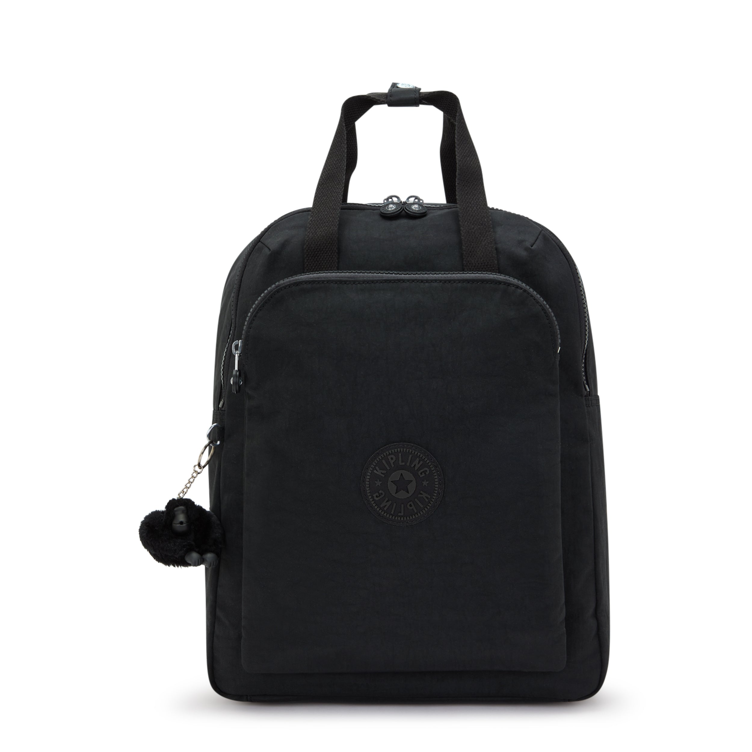 Kipling Kazuki L in Black Noir — front view