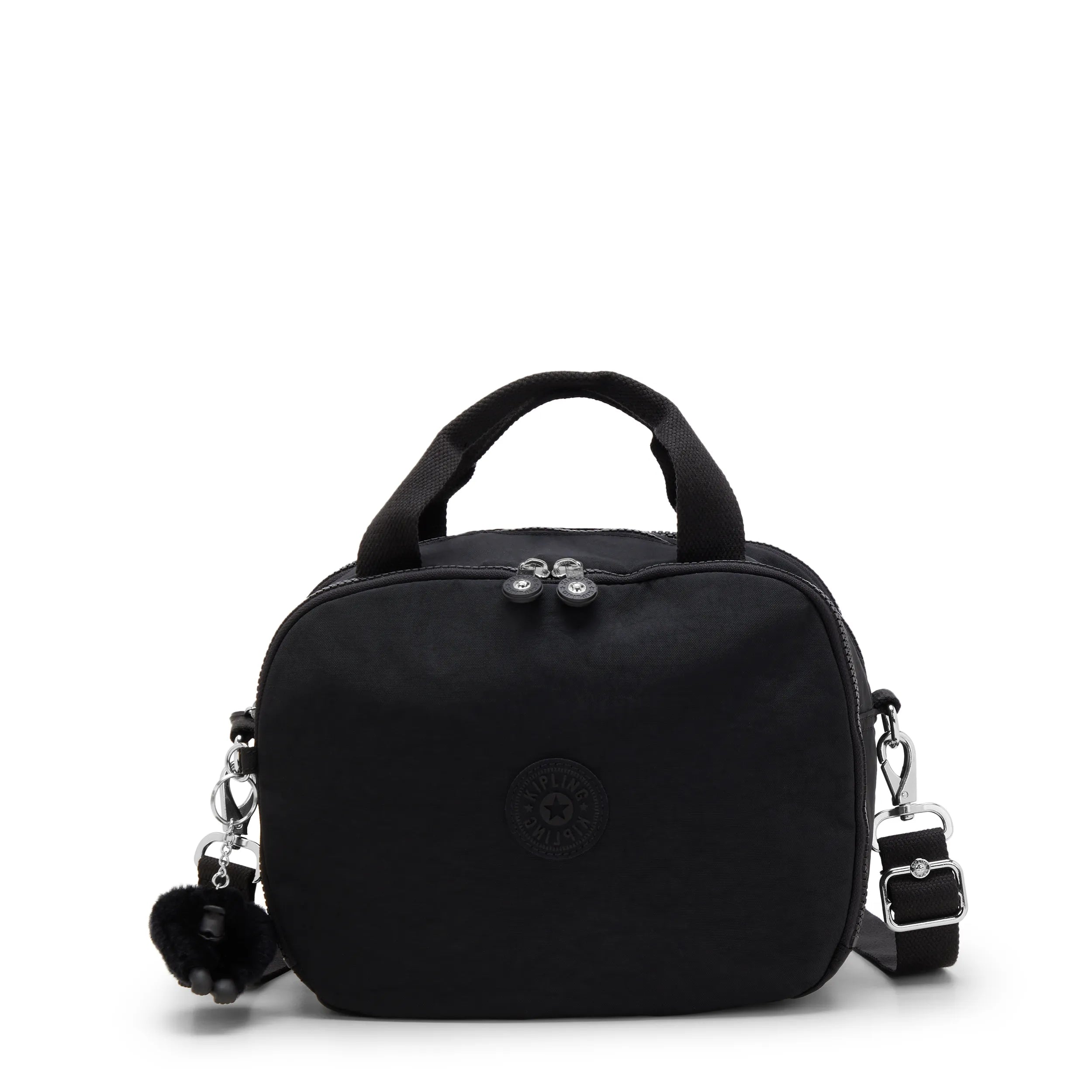 Kipling Beachpalm M in Black Noir — front view