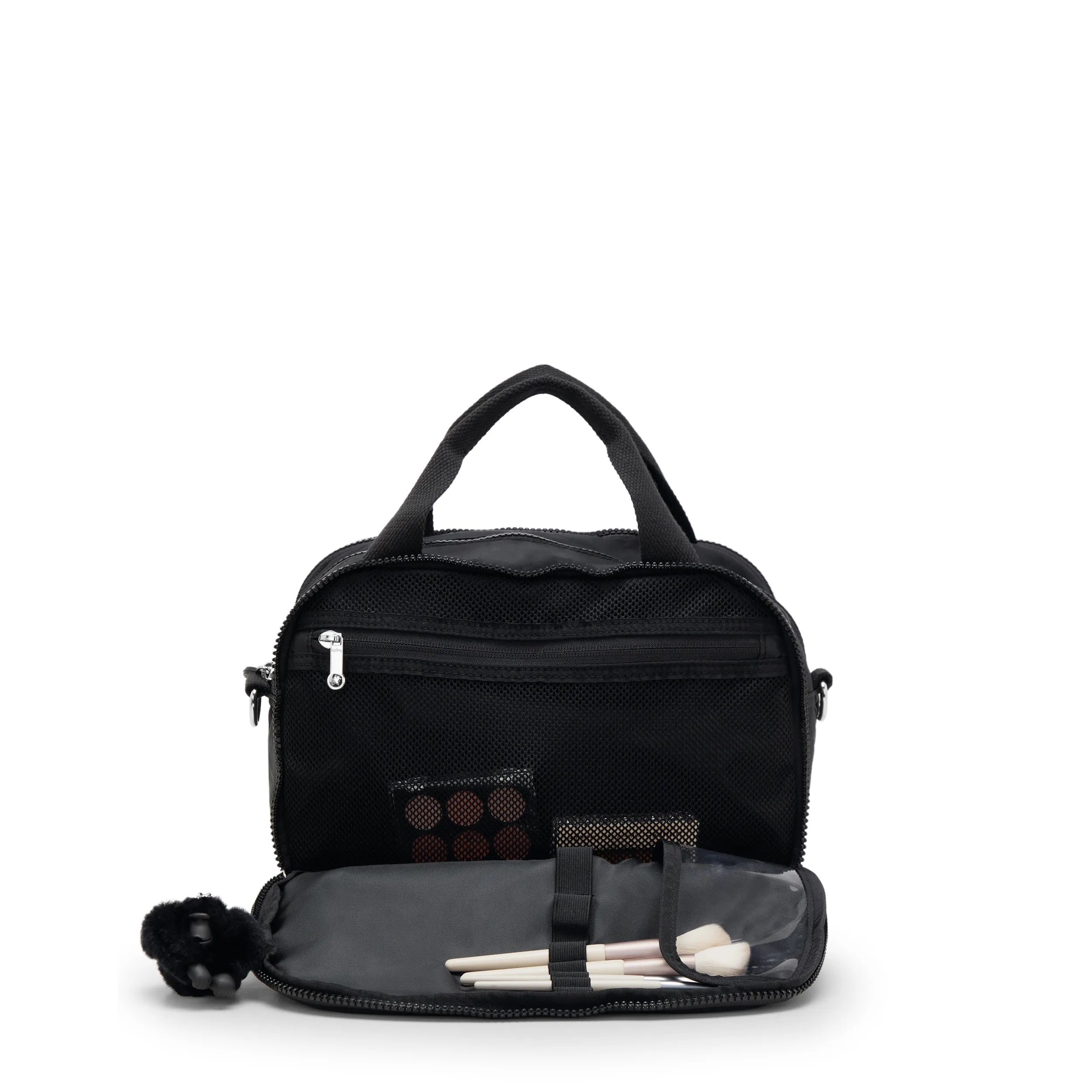Kipling Beachpalm M in Black Noir — detail view