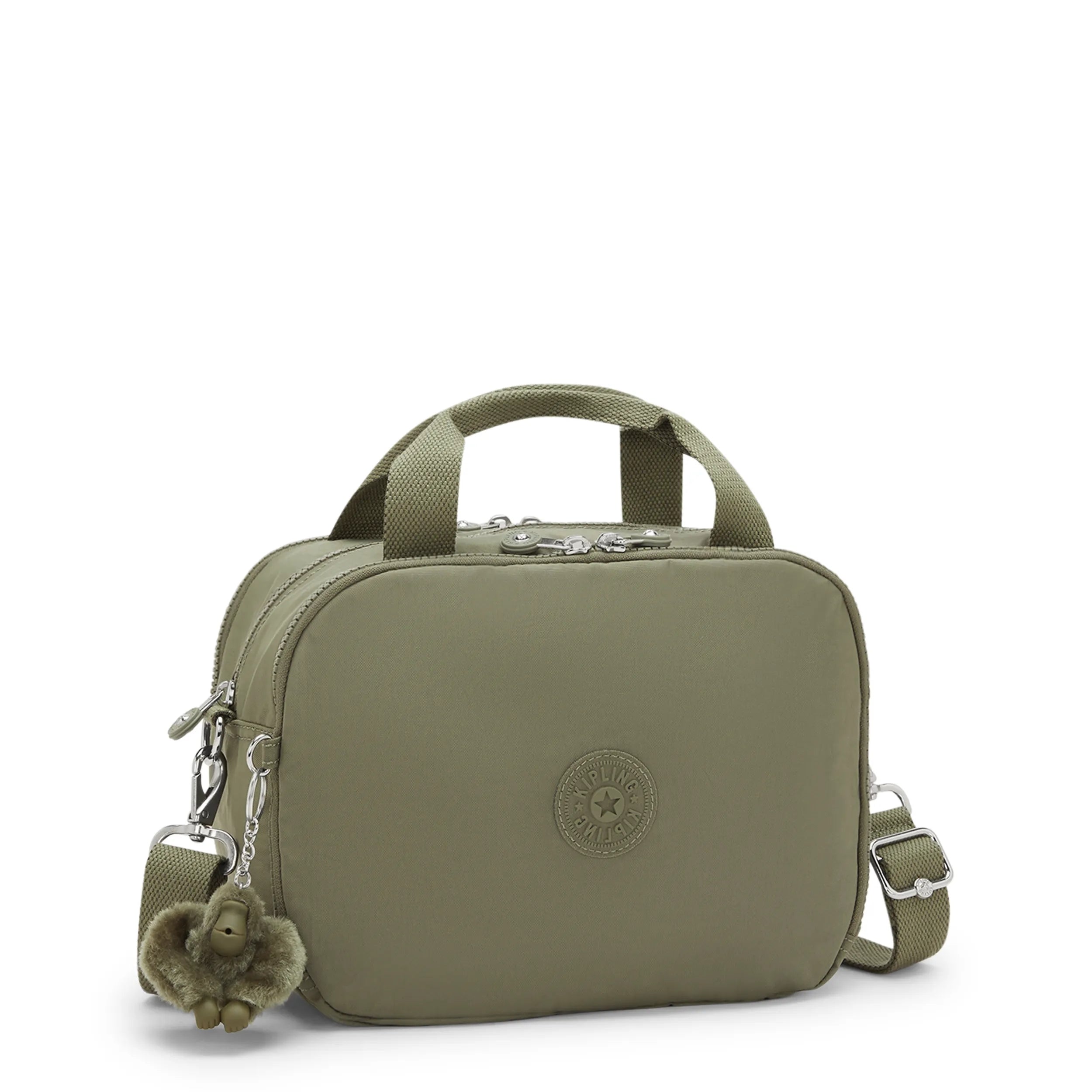Kipling Beachpalm M in Almost Sage — interior view