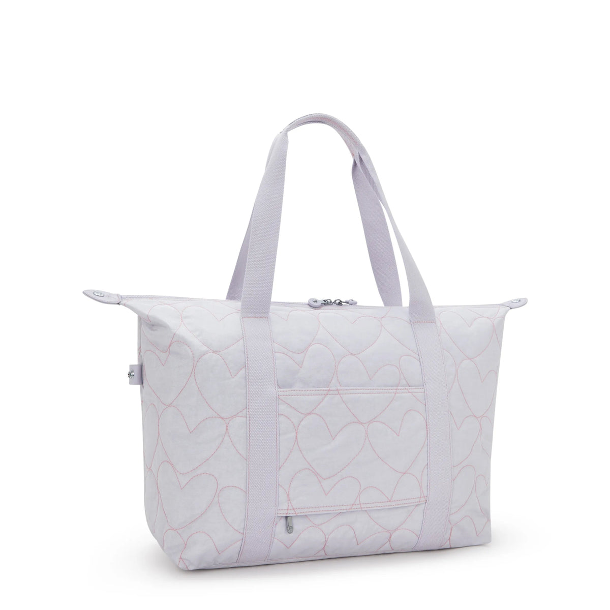 Kipling Art Medium Tote Bag in Hearts Shimmer — back view