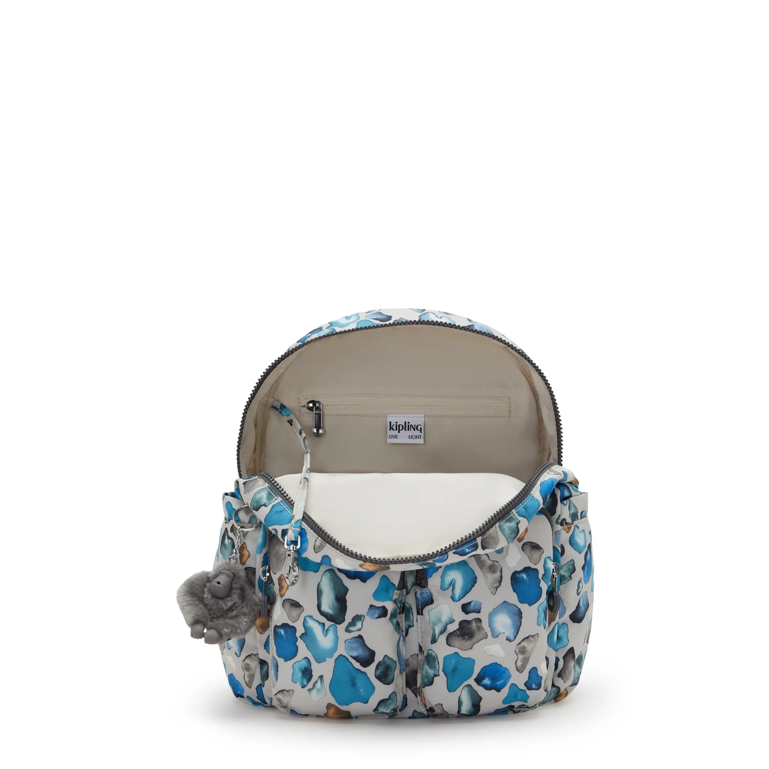 Kipling City Pocket S in Mineral Stone — angle view 3