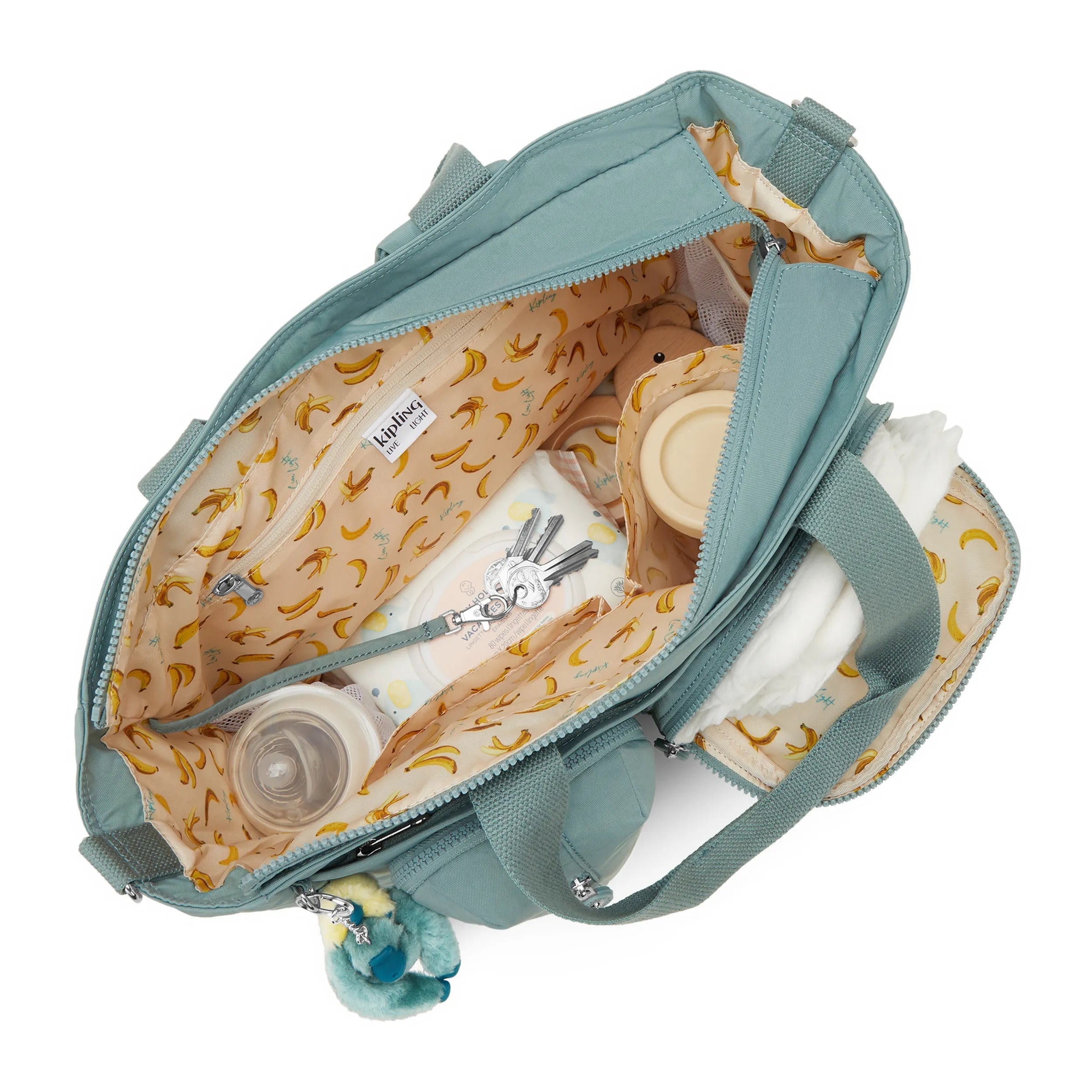 Kipling Babygear in Tiny Green Air — angle view 3