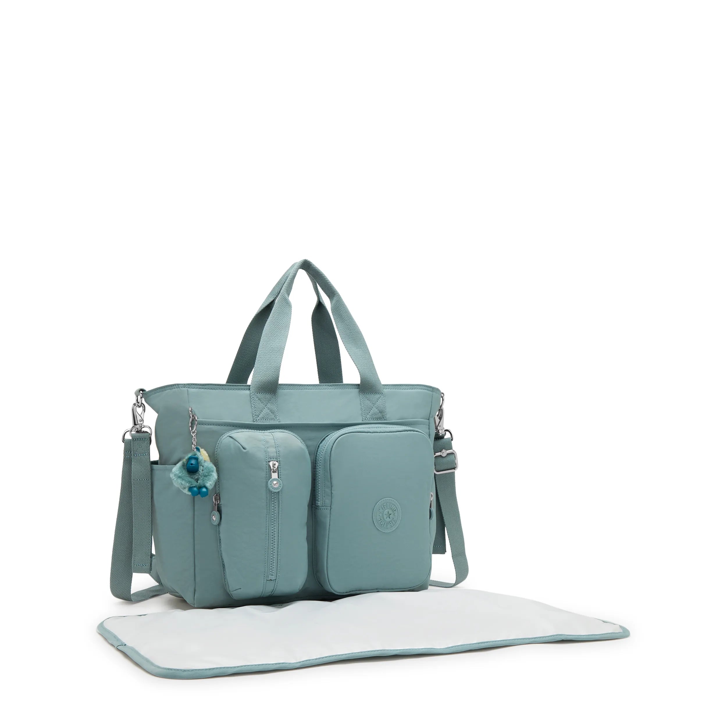 Kipling Babygear in Tiny Green Air — back view