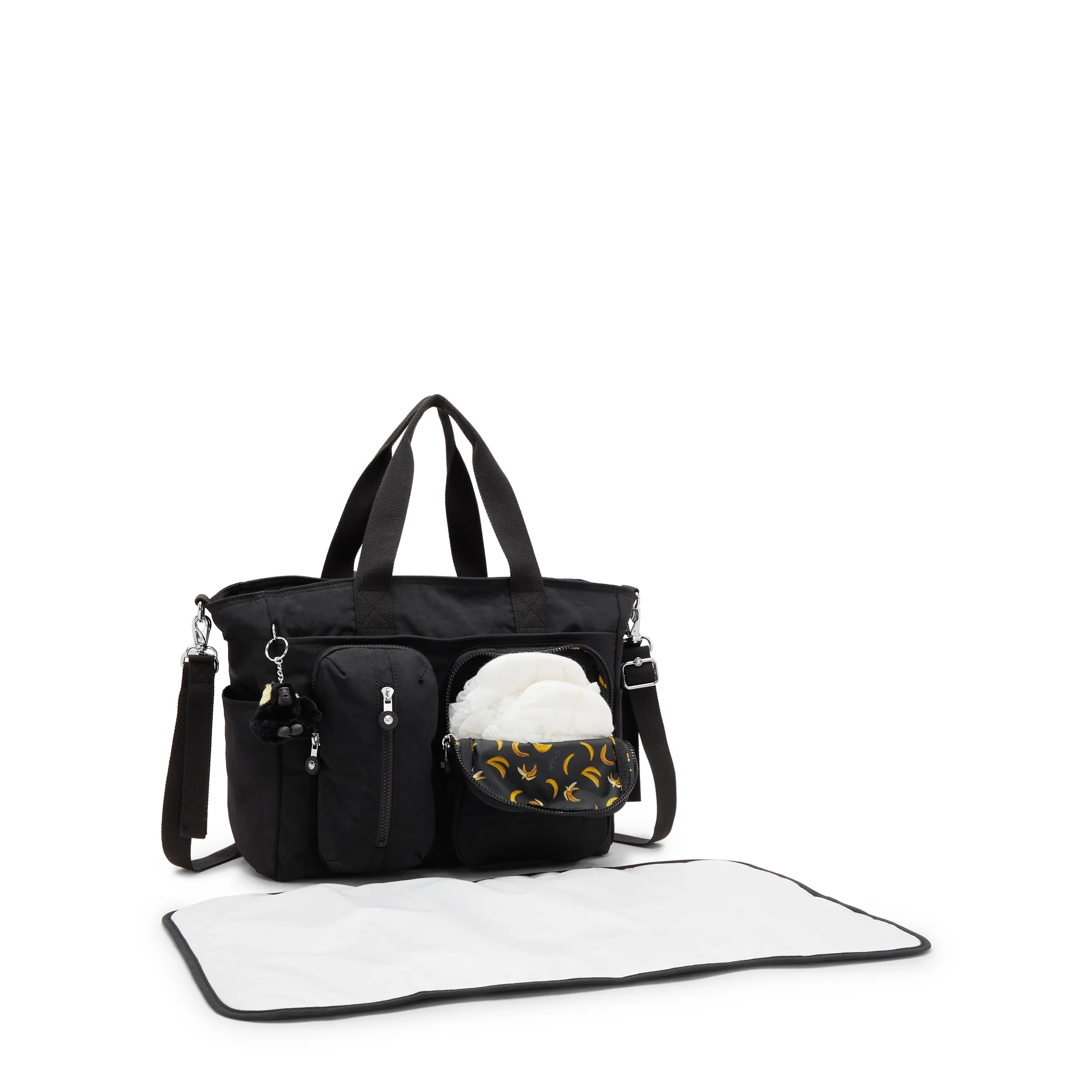 Kipling Babygear in Tiny Black Noir — interior view