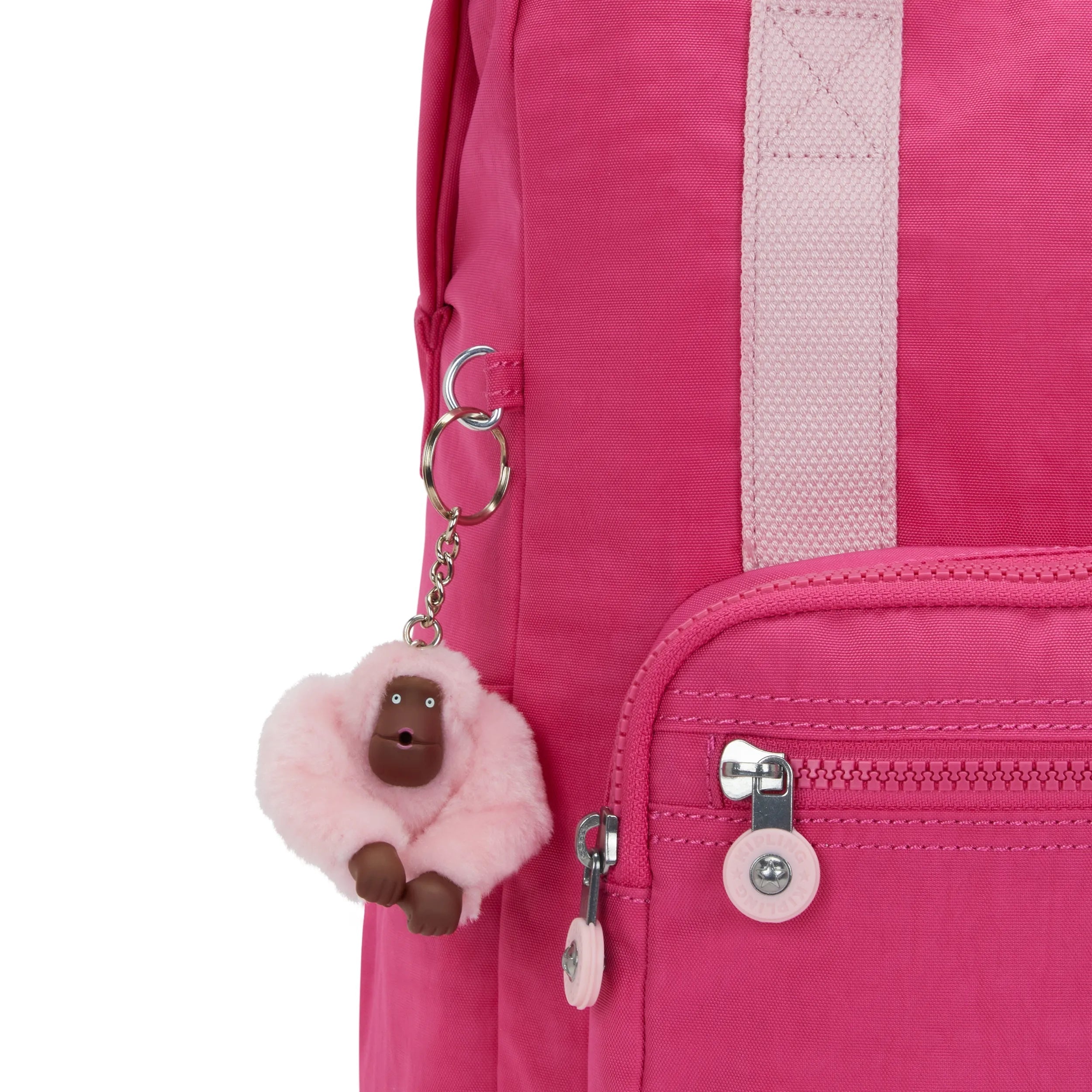 Kipling Buddy in Intense Rose — interior view