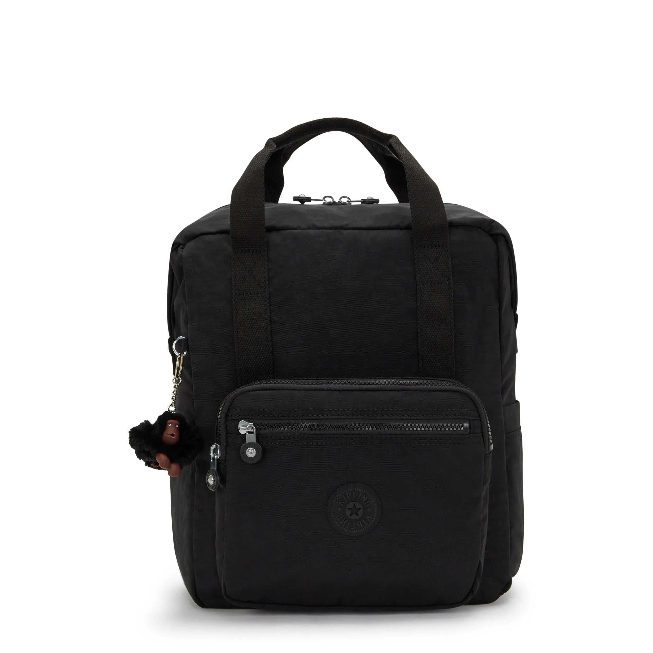 Kipling Buddy in True Black — front view
