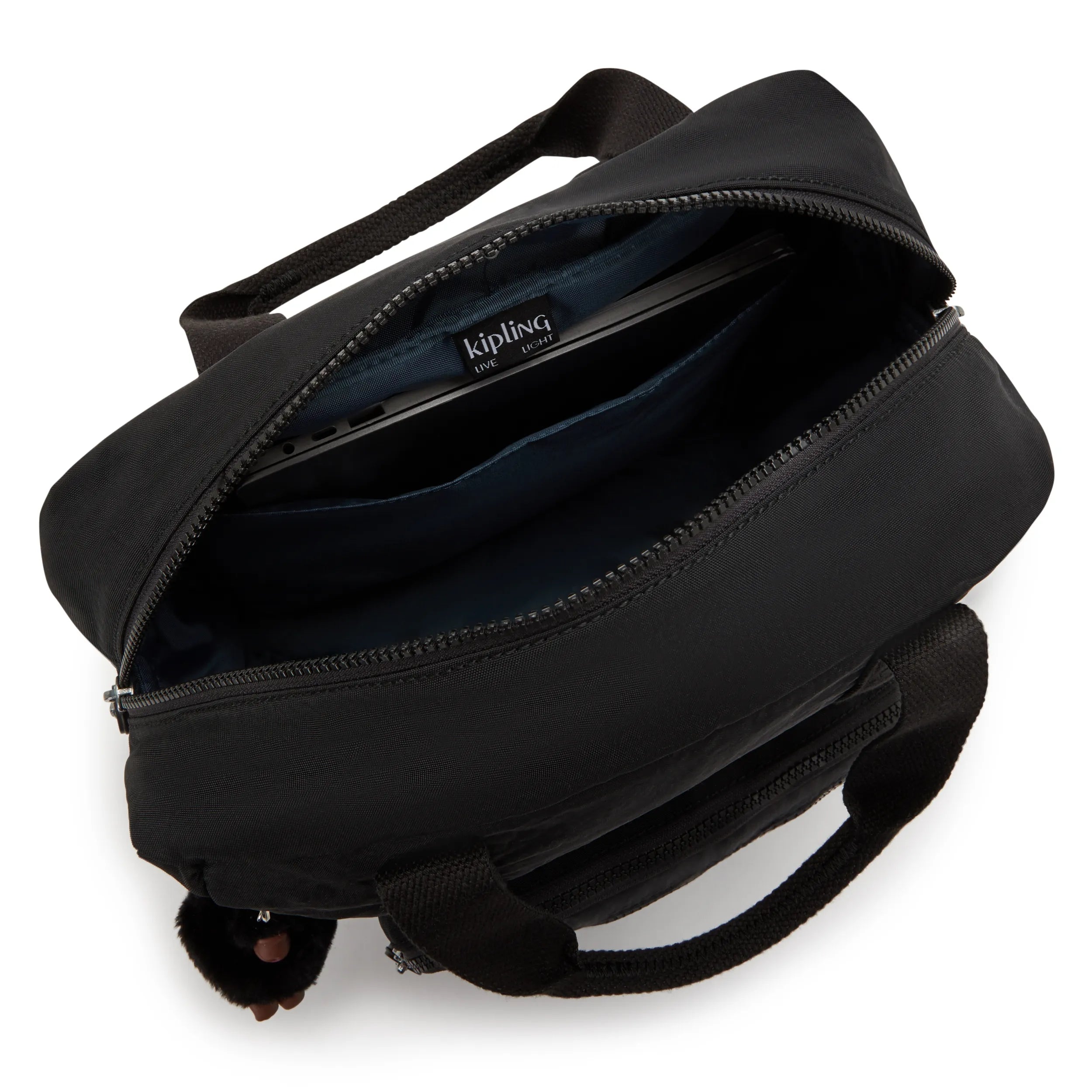 Kipling Buddy in True Black — angle view 2
