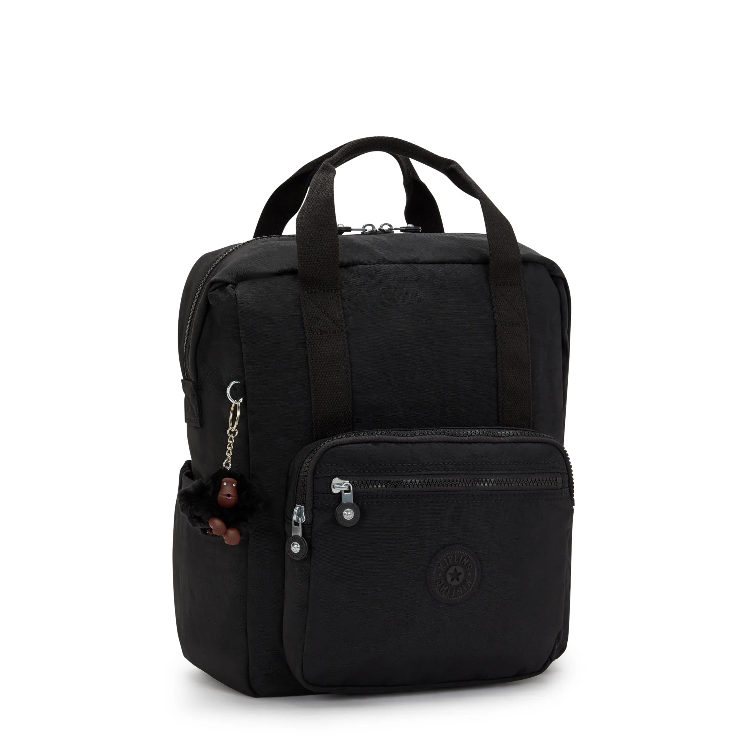 Kipling Buddy in True Black — angle view 3