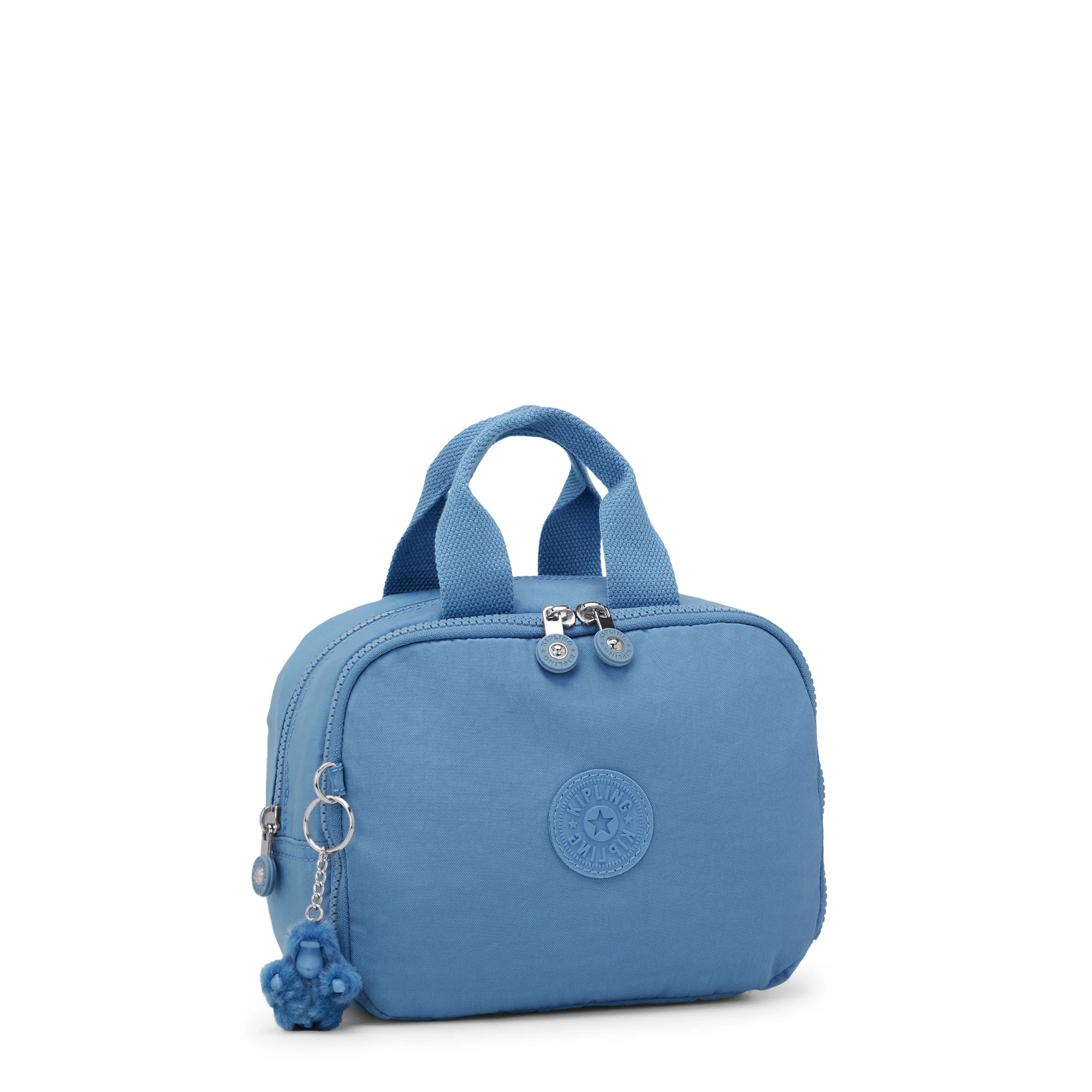 Kipling Beachpalm S in Vintage Blue — angle view 3