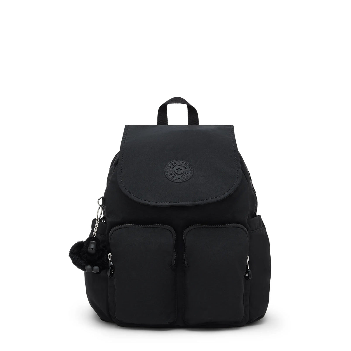 Kipling City Pocket S in Black Noir — front view