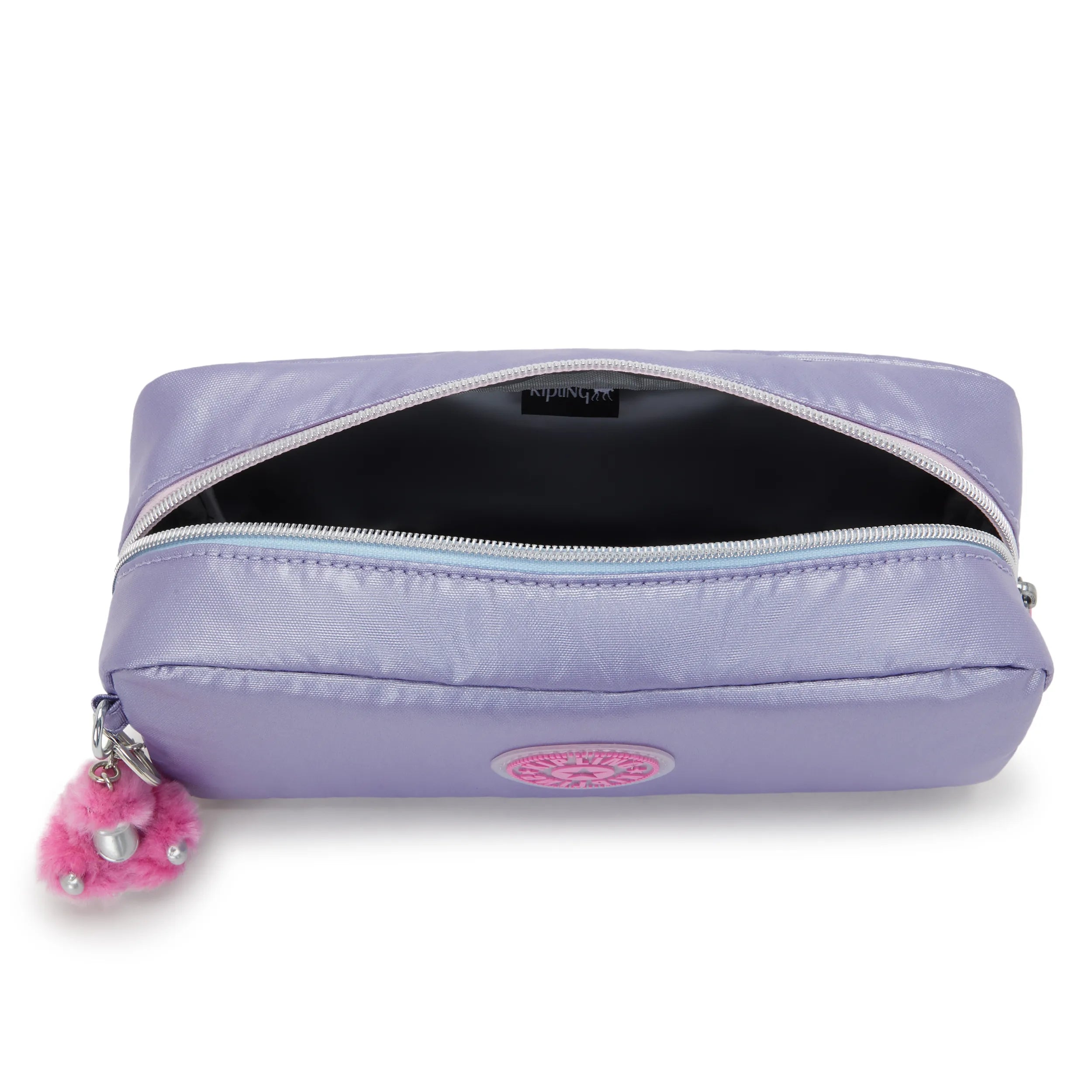 Kipling Icey in Spark Joy Aura Metallic — angle view 2