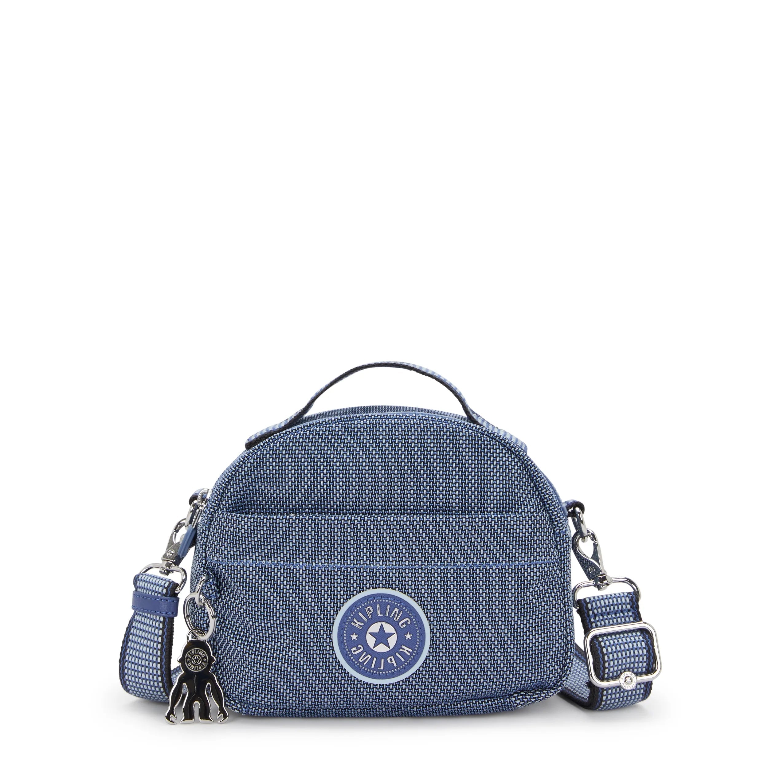 Kipling Kitty in Midnight Wash Textured — front view