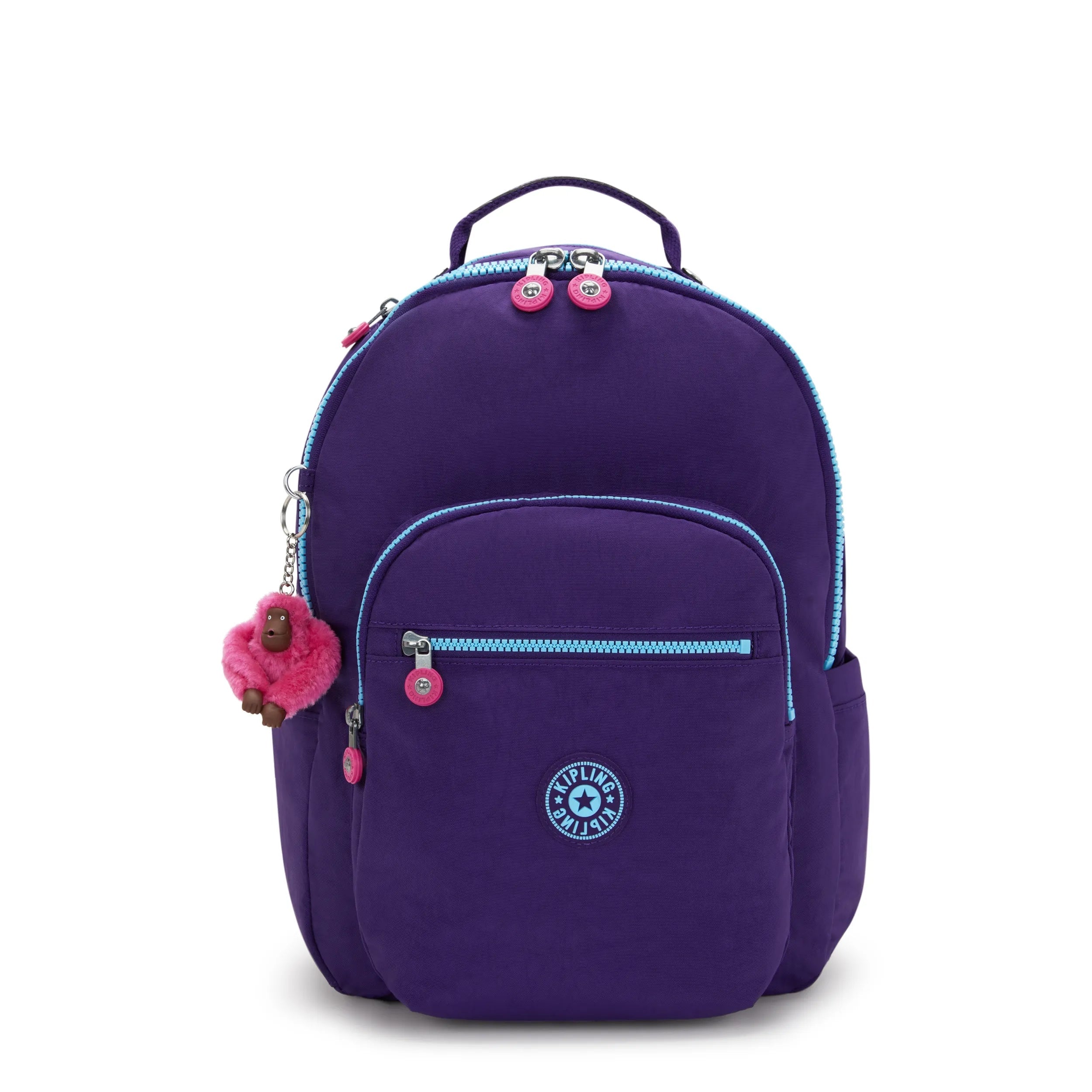Kipling Seoul M in VIP Purple — front view