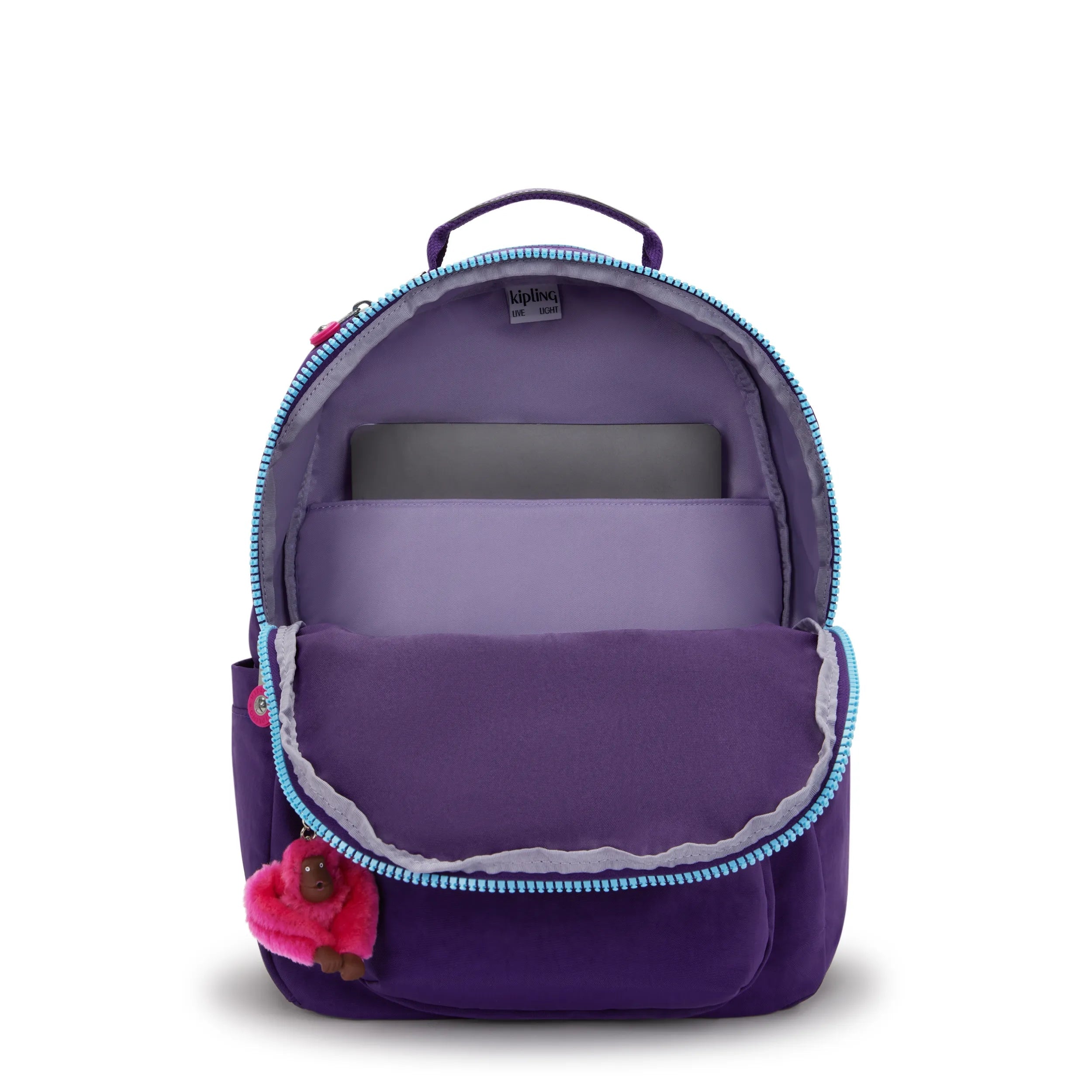 Kipling Seoul M in VIP Purple — angle view 2
